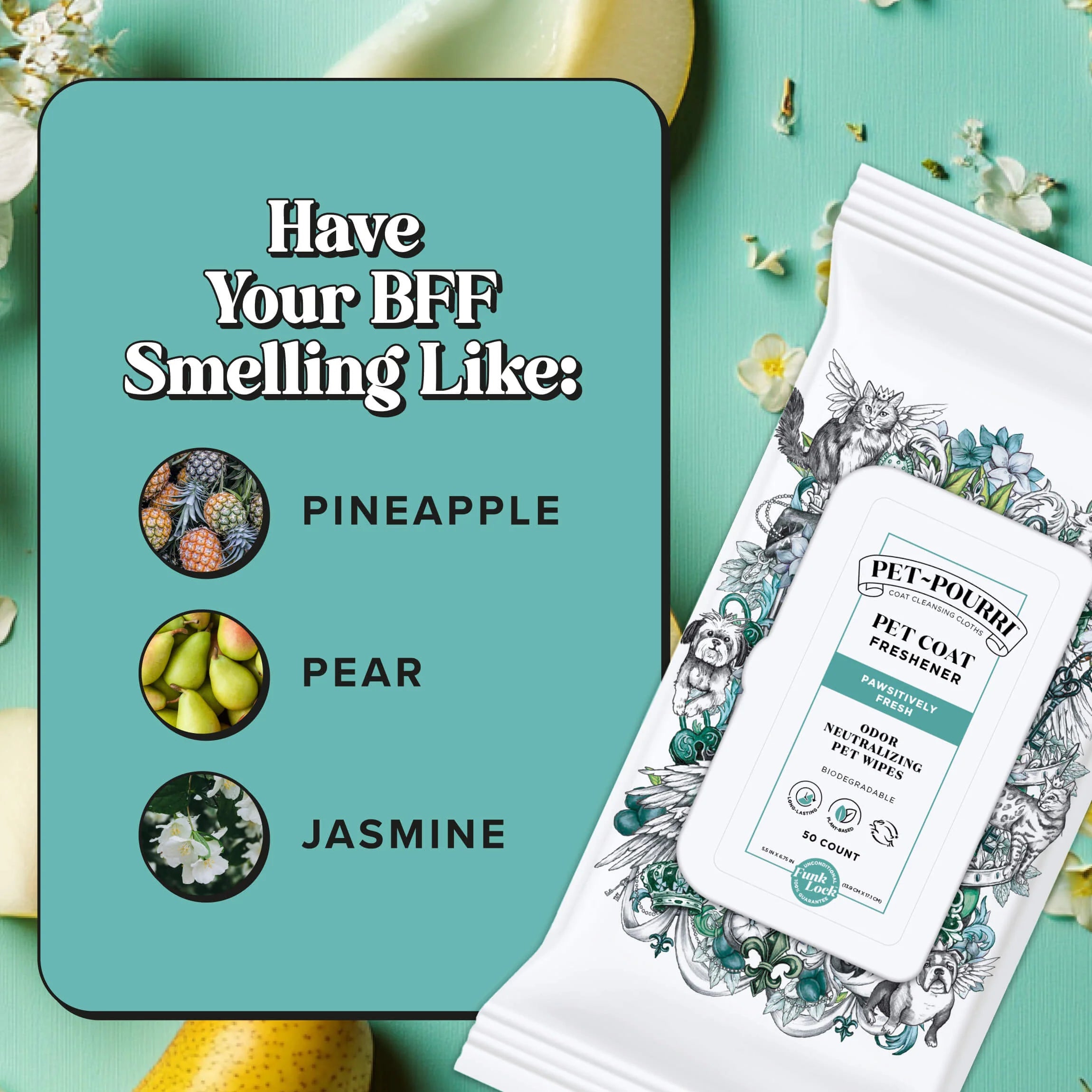 Pawsitively Fresh Wipes - Pet~Pourri