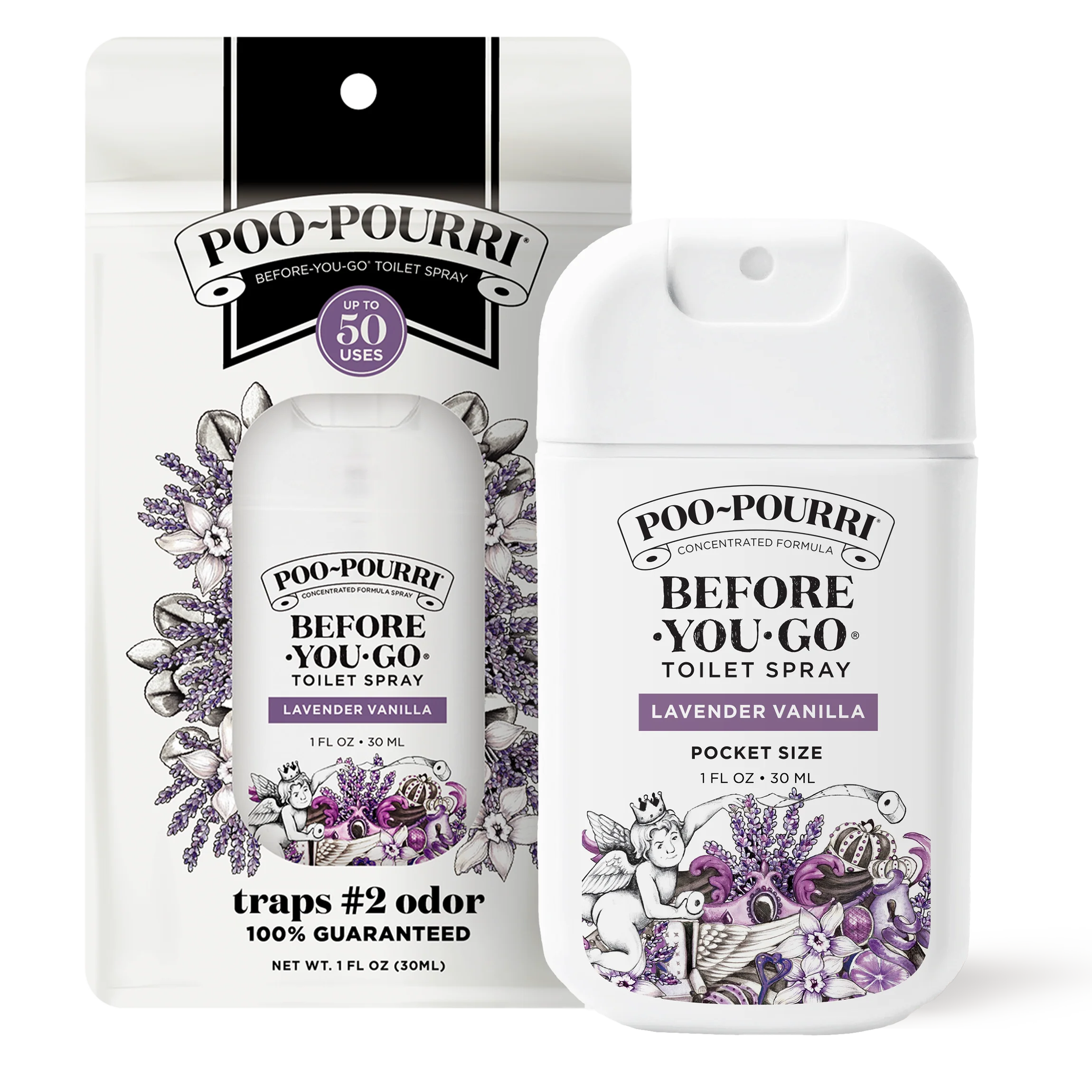 Lavender Vanilla Pocket Sprayer - Poo~Pourri Toilet Spray