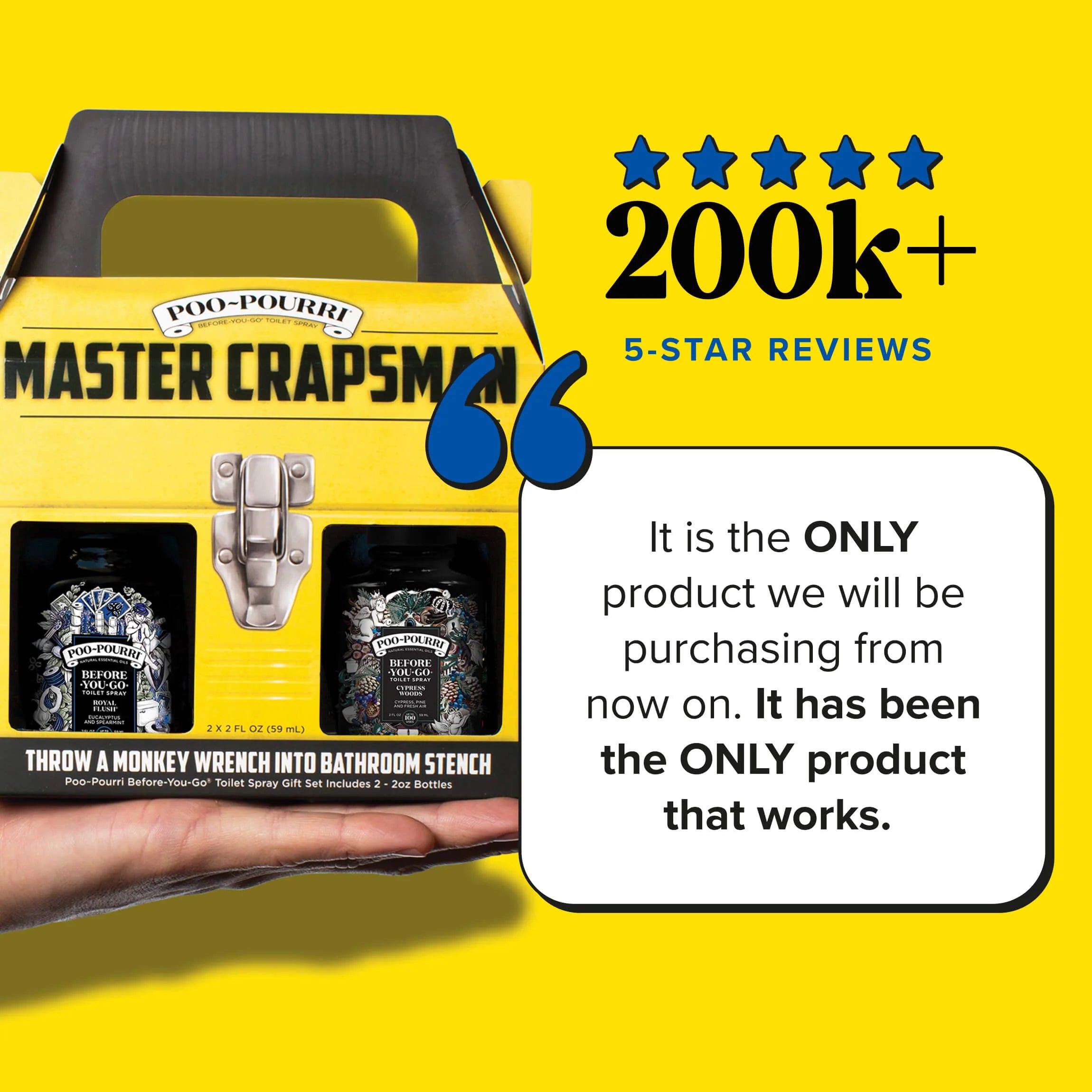Master Crapsman Gift Set - Poo~Pourri Toilet Spray