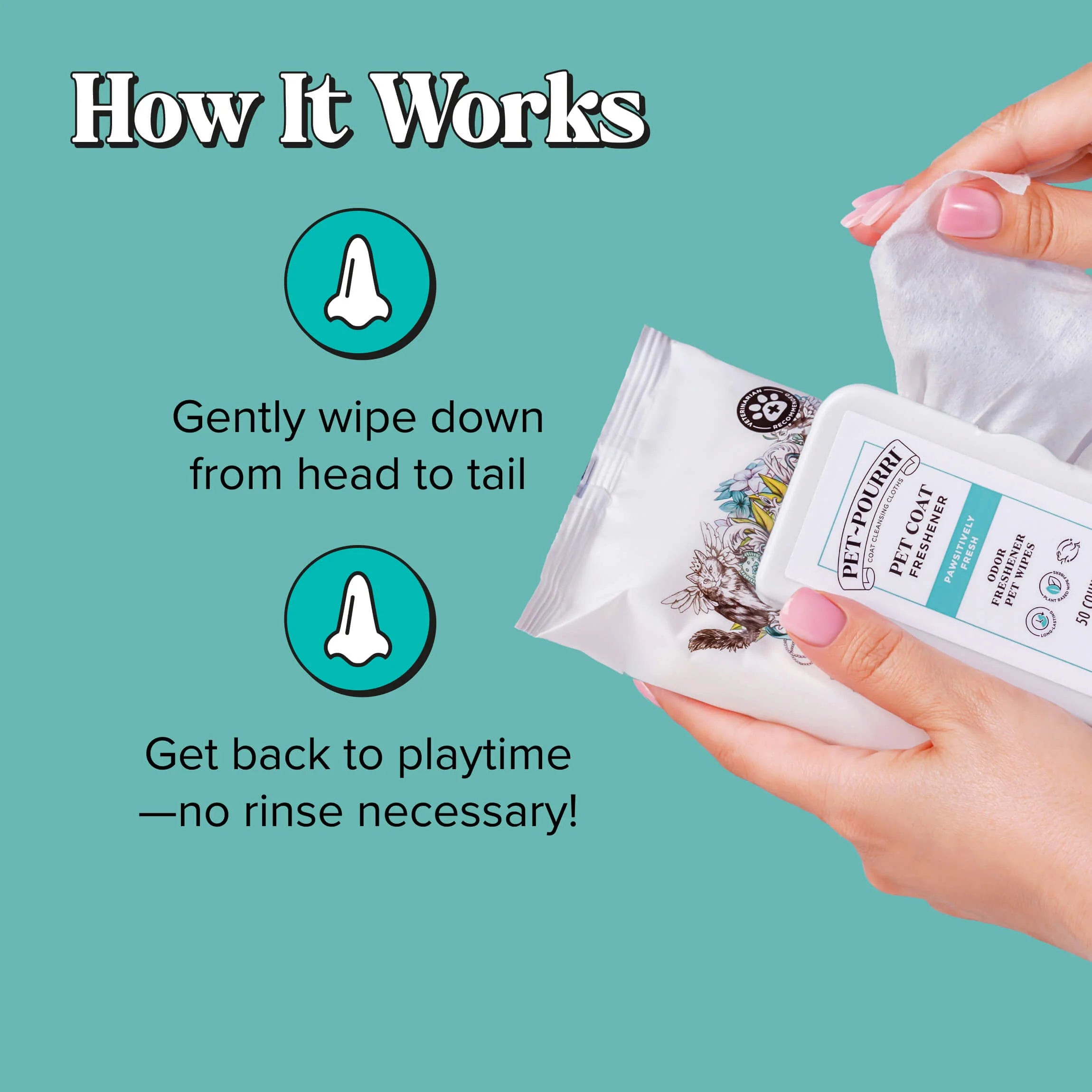 Pawsitively Fresh Wipes - Pet~Pourri