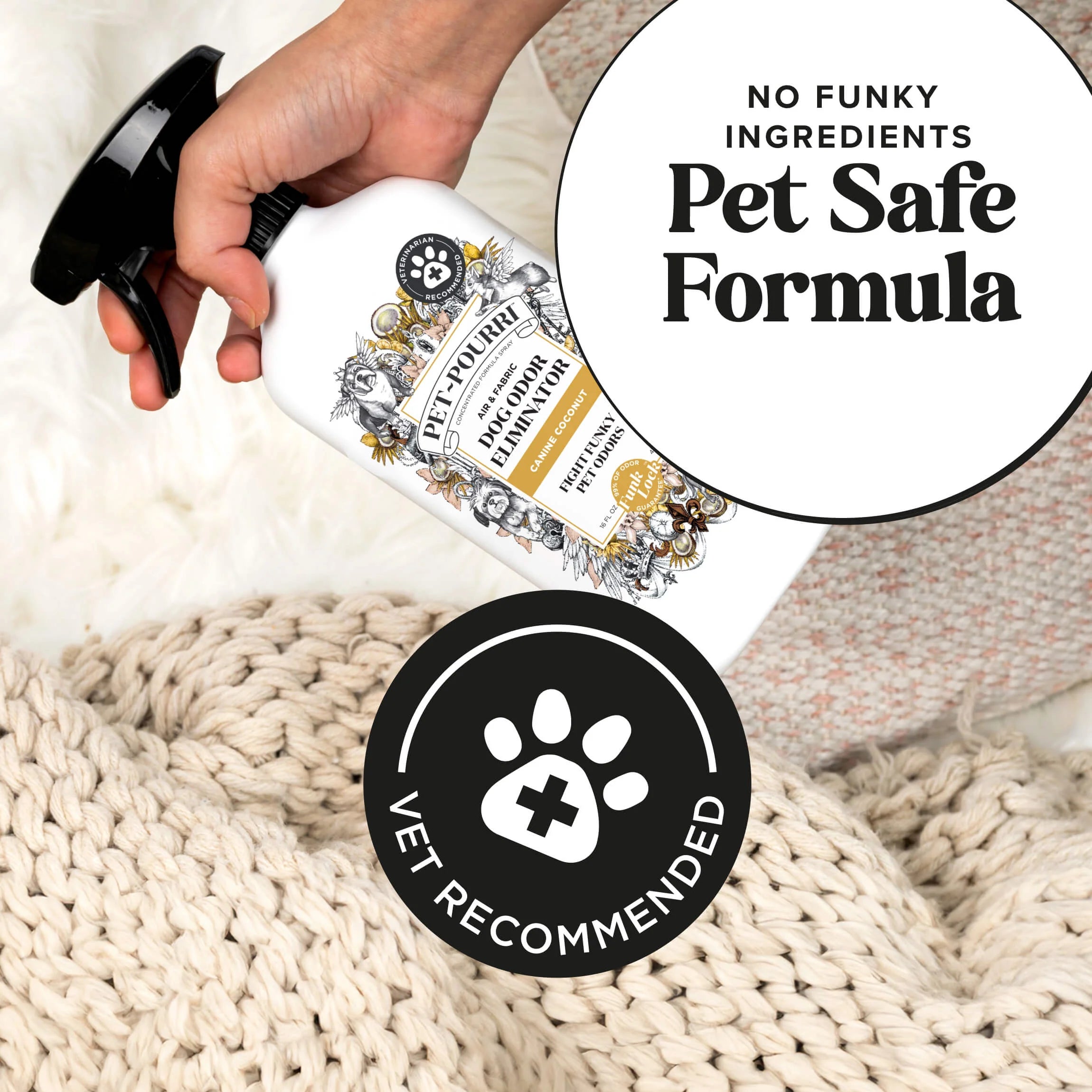 Canine Coconut - Pet~Pourri Room Spray