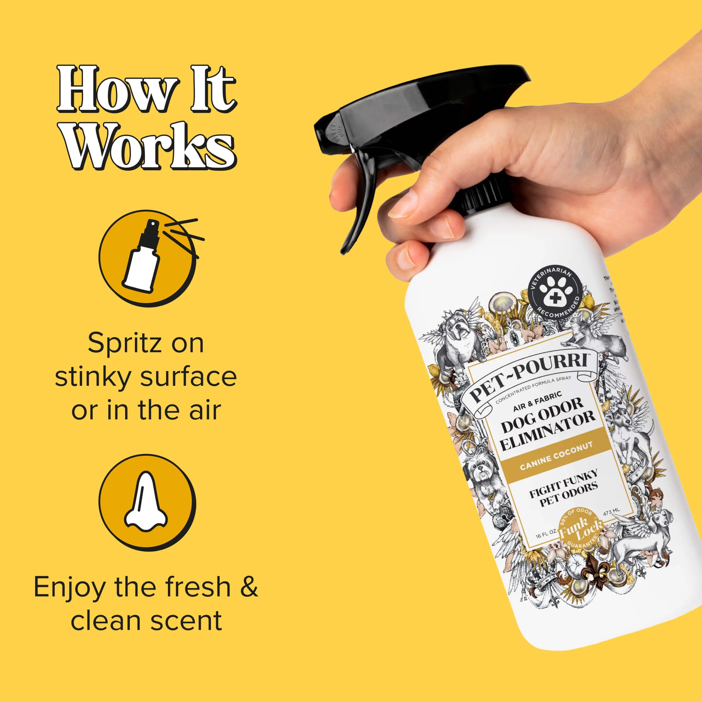 Canine Coconut - Pet~Pourri Room Spray