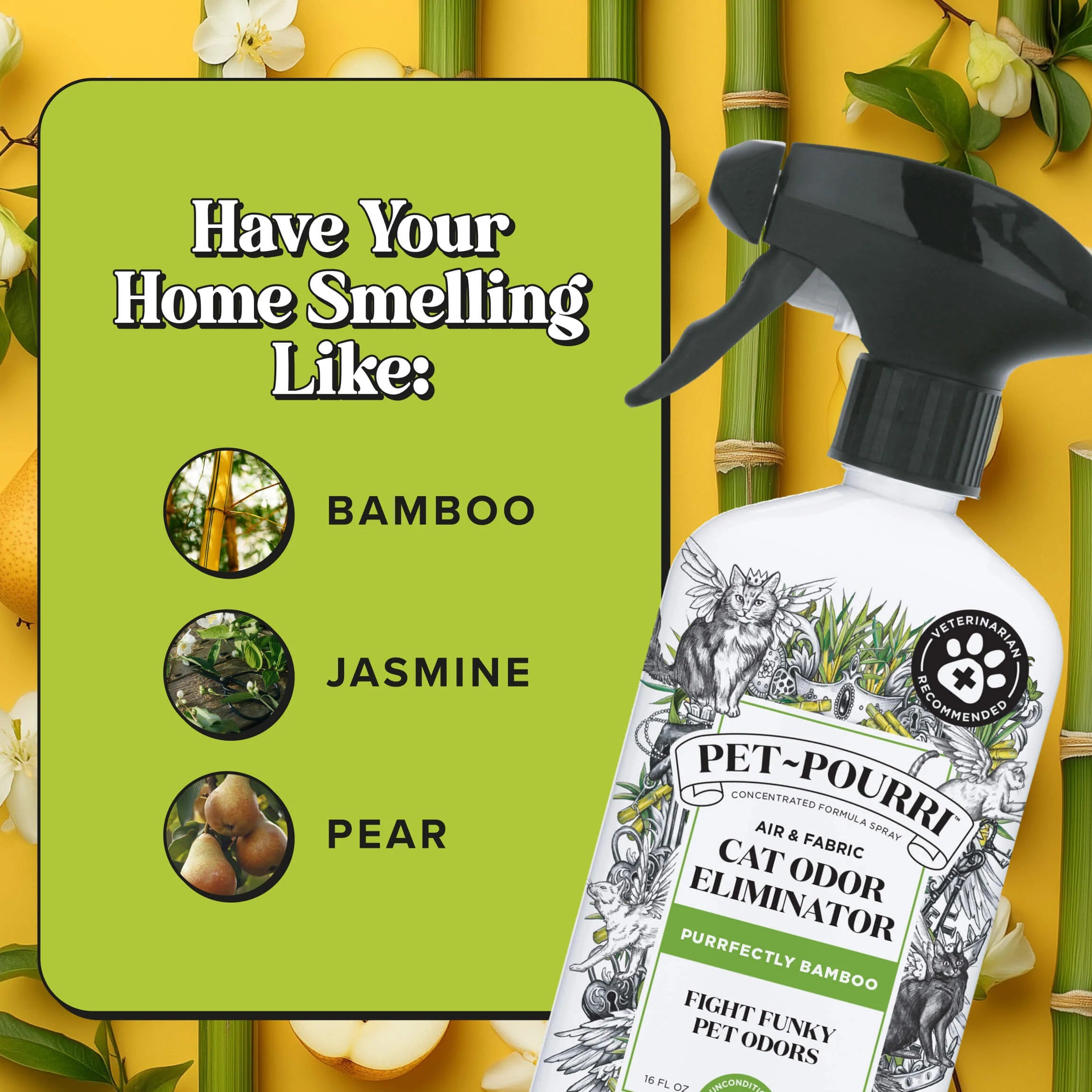 Purrfectly Bamboo - Pet~Pourri Room Spray