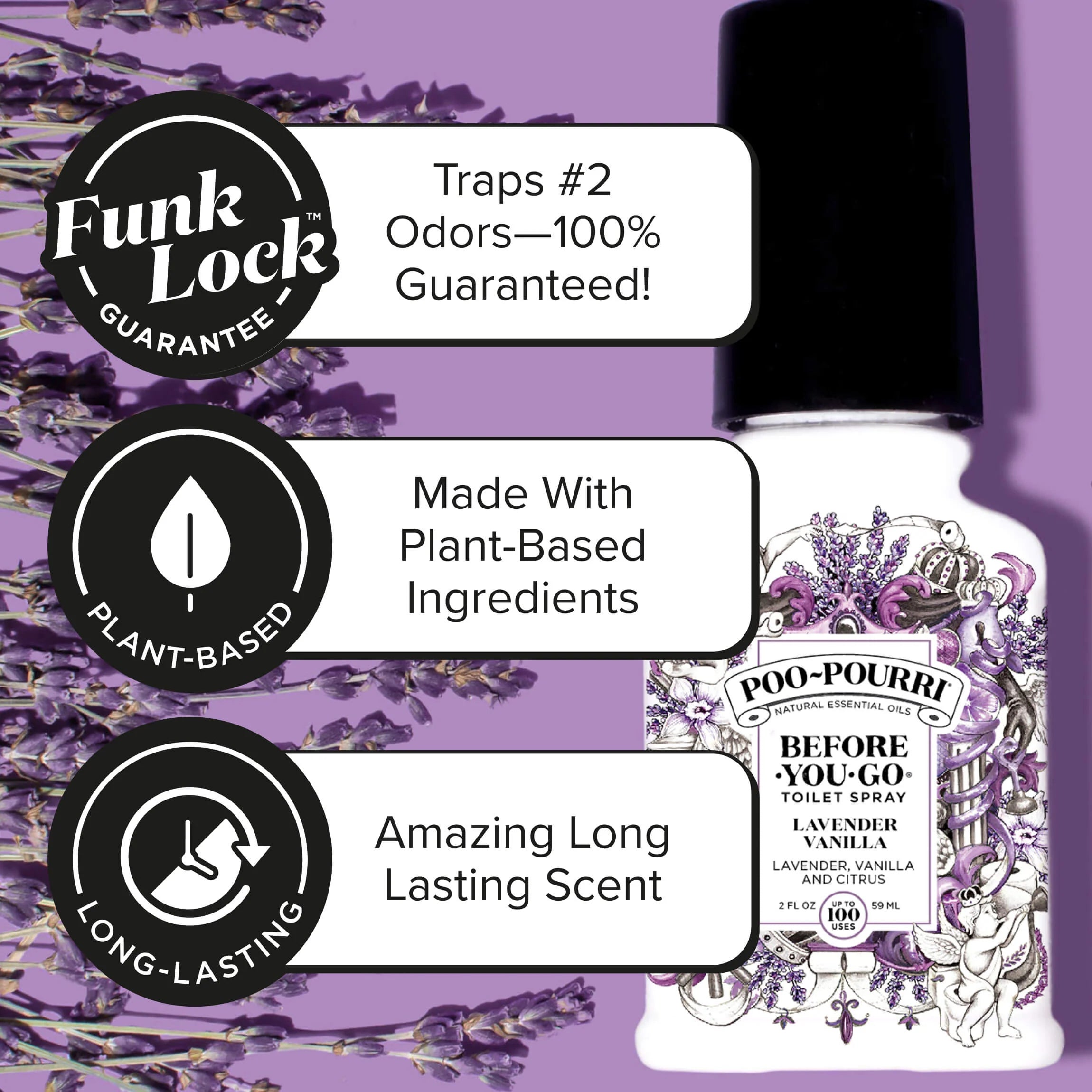 Lavender Vanilla - Poo~Pourri Toilet Spray