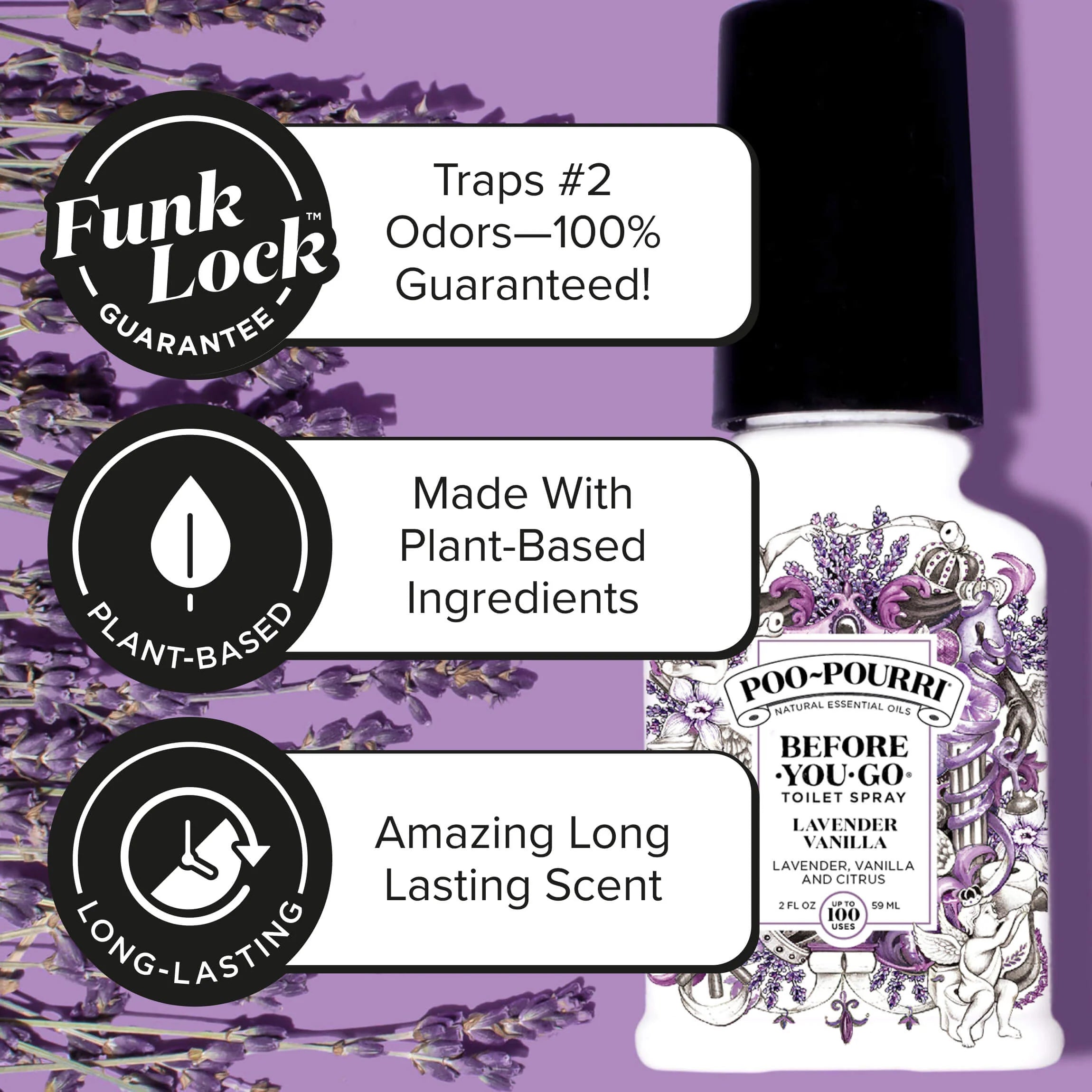 Lavender Vanilla - Poo~Pourri Toilet Spray