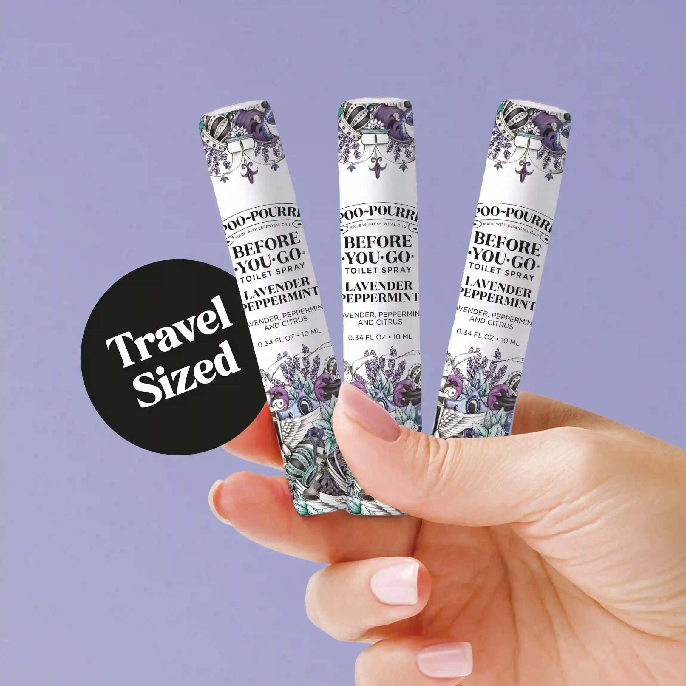 Lavender Peppermint 10ml - Poo~Pourri Toilet Spray - Image 3