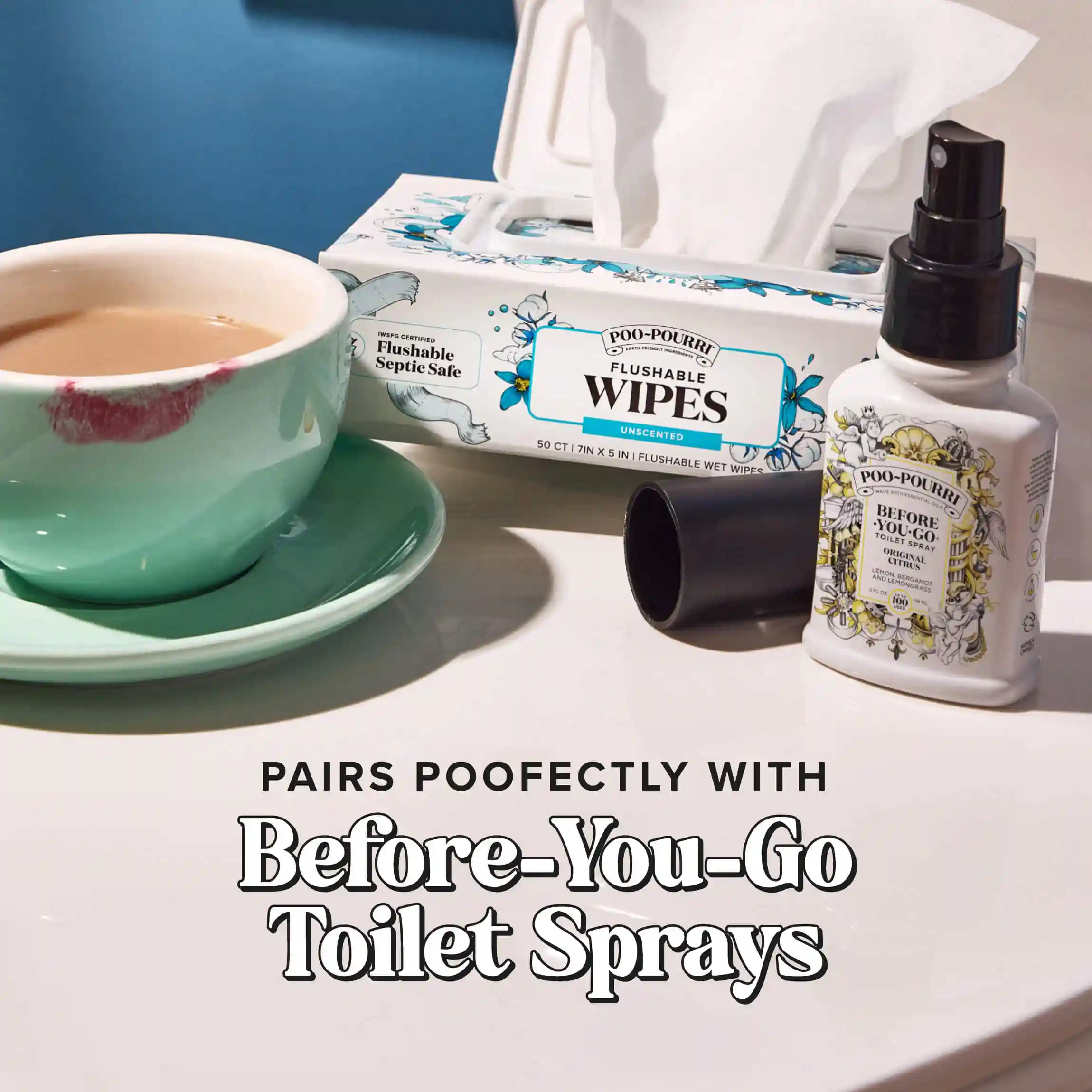 Cucumber Aloe Flushable Wipes - Poo~Pourri - Image 12