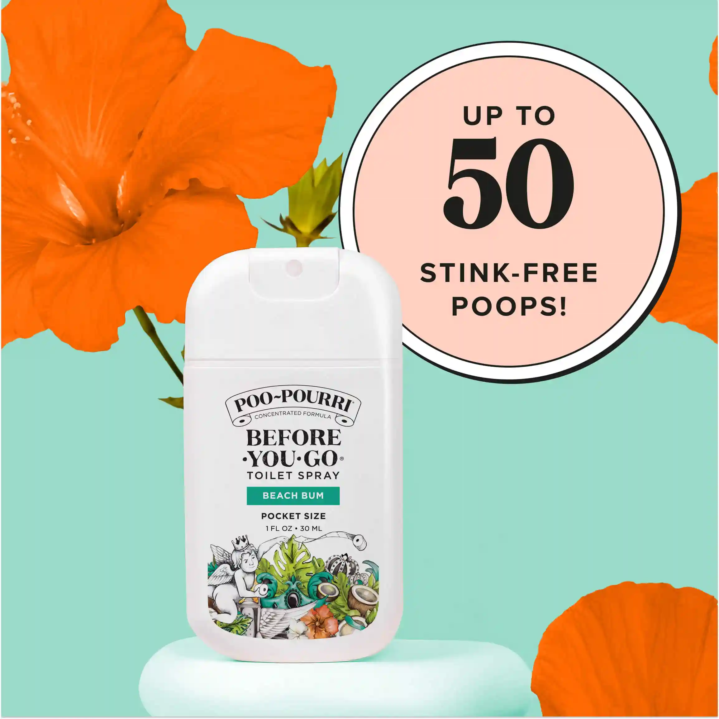 Beach Bum Pocket Sprayer - Poo~Pourri Toilet Spray - Image 9