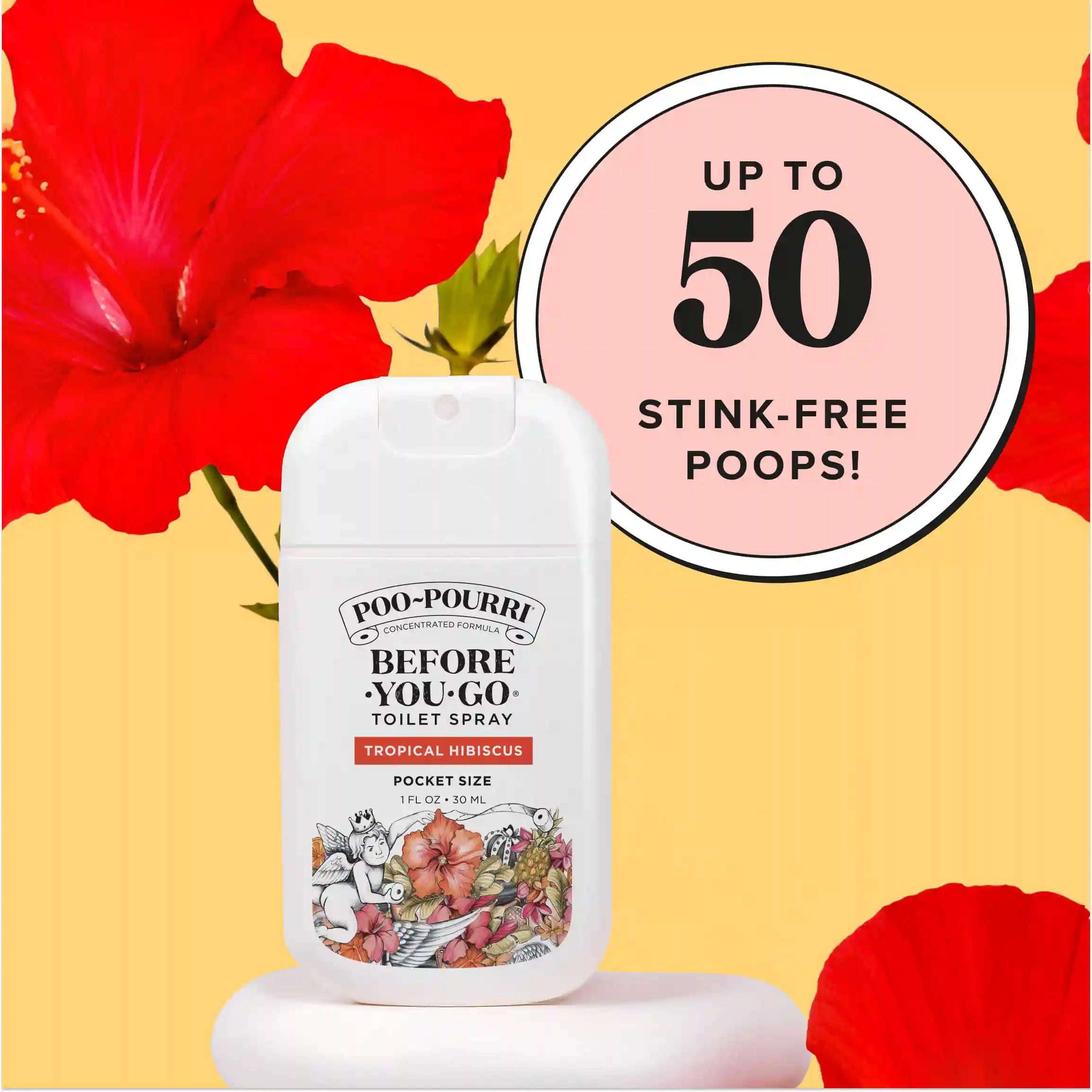 Tropical Hibiscus Pocket Sprayer - Poo~Pourri Toilet Spray - Image 9