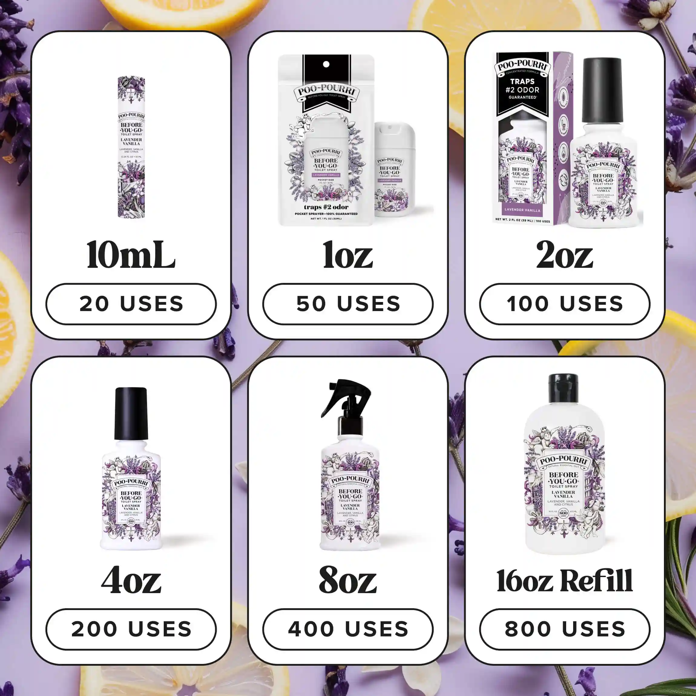 Lavender Vanilla - Poo~Pourri Toilet Spray - Image 51