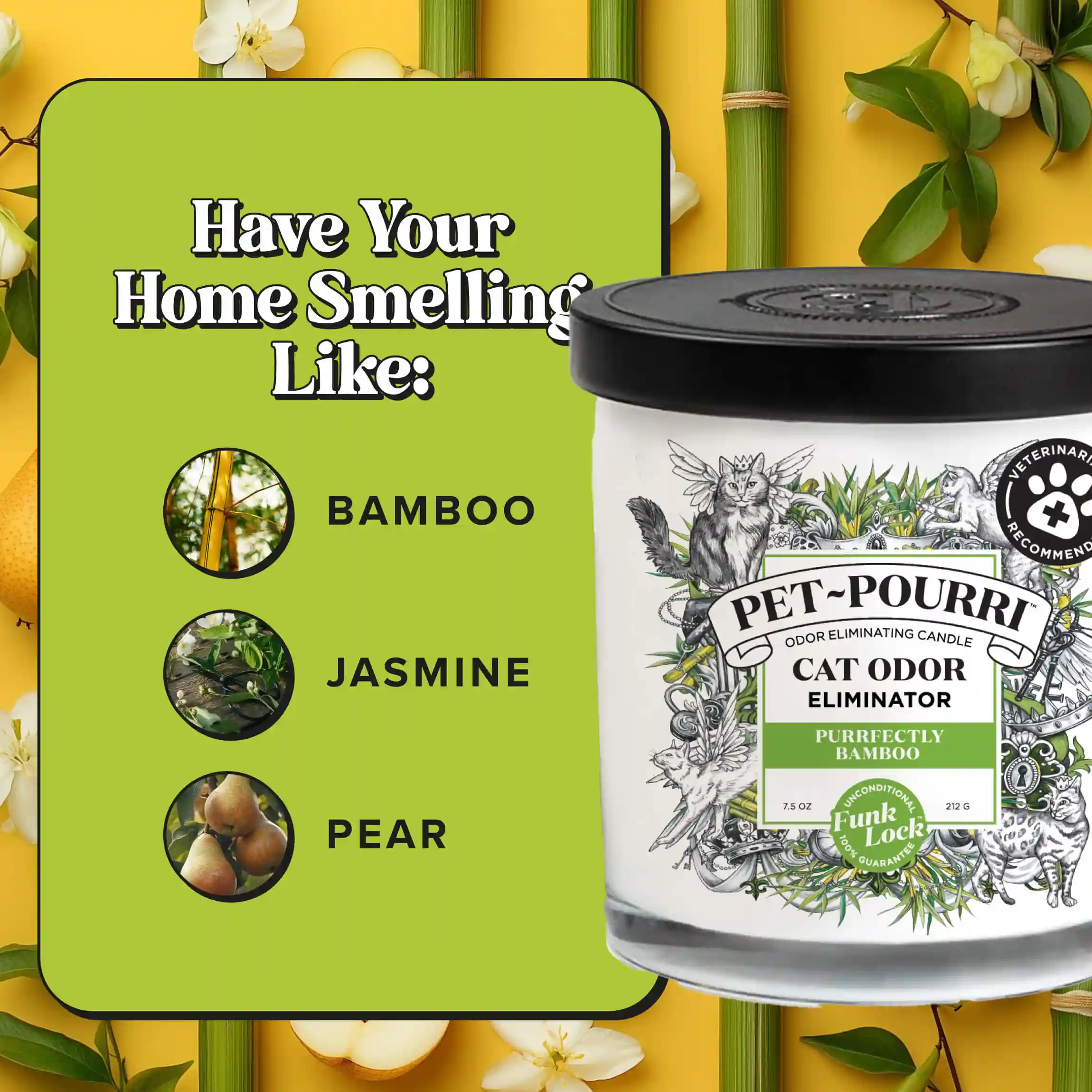 Purrfectly Bamboo Candle - Pet~Pourri Candle - Image 10