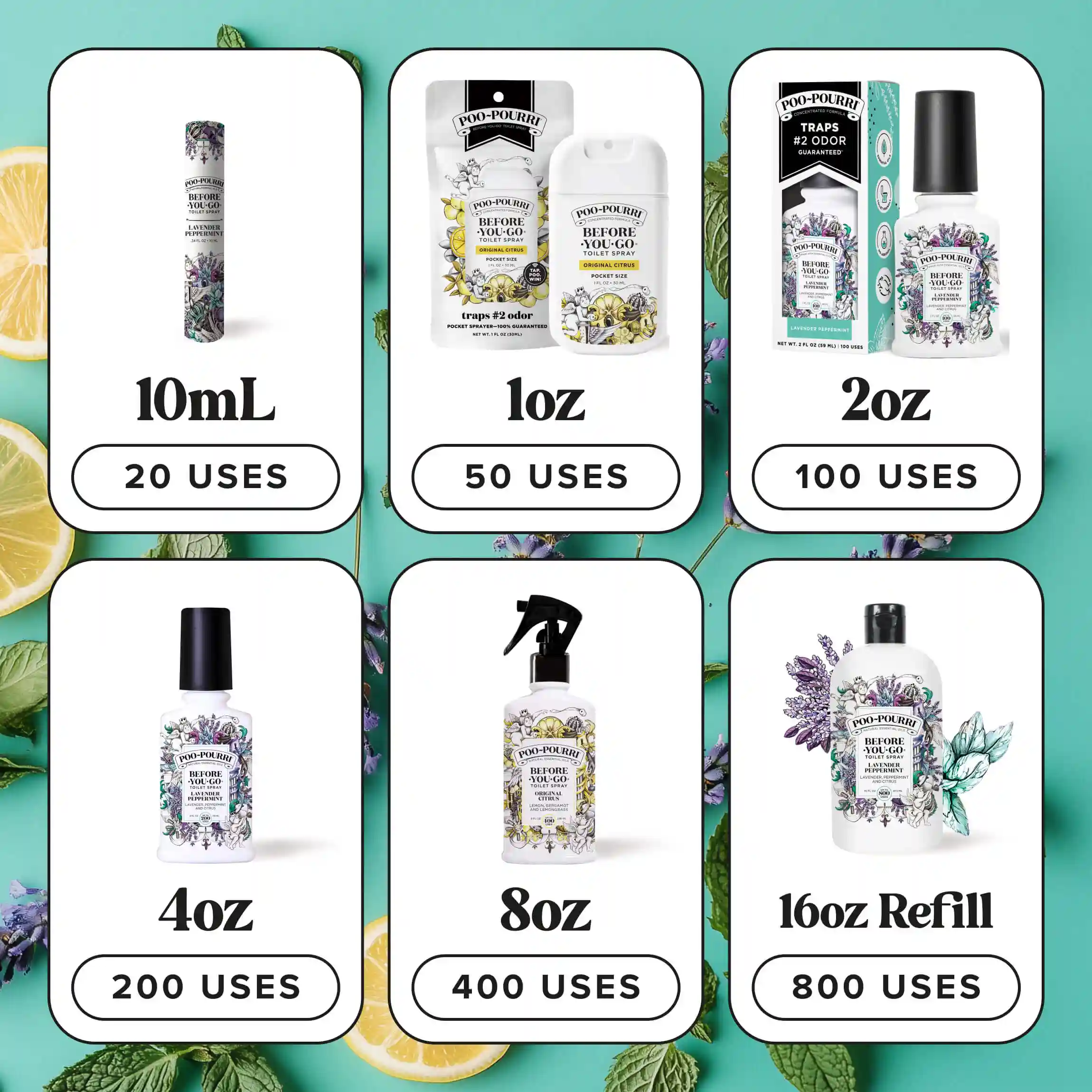 Lavender Peppermint - Poo~Pourri Toilet Spray - Image 40
