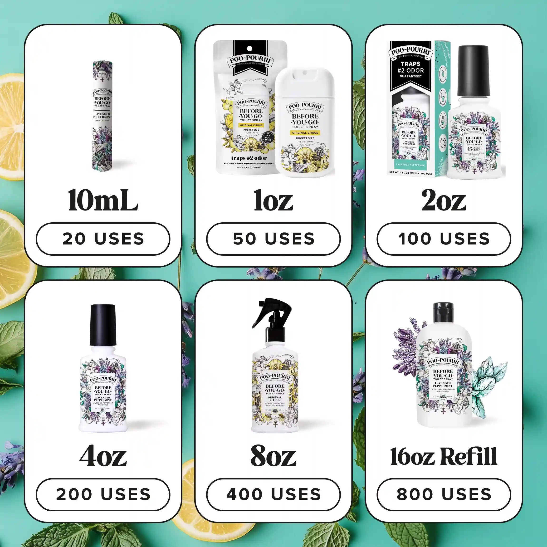 Lavender Peppermint - Poo~Pourri Toilet Spray - Image 25