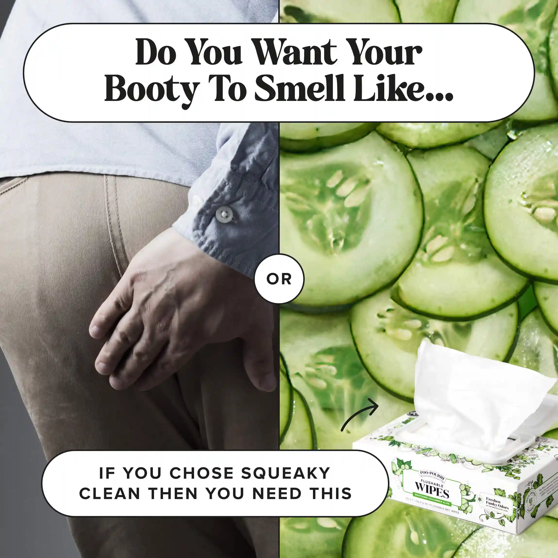 Cucumber Aloe Flushable Wipes - Poo~Pourri - Image 14