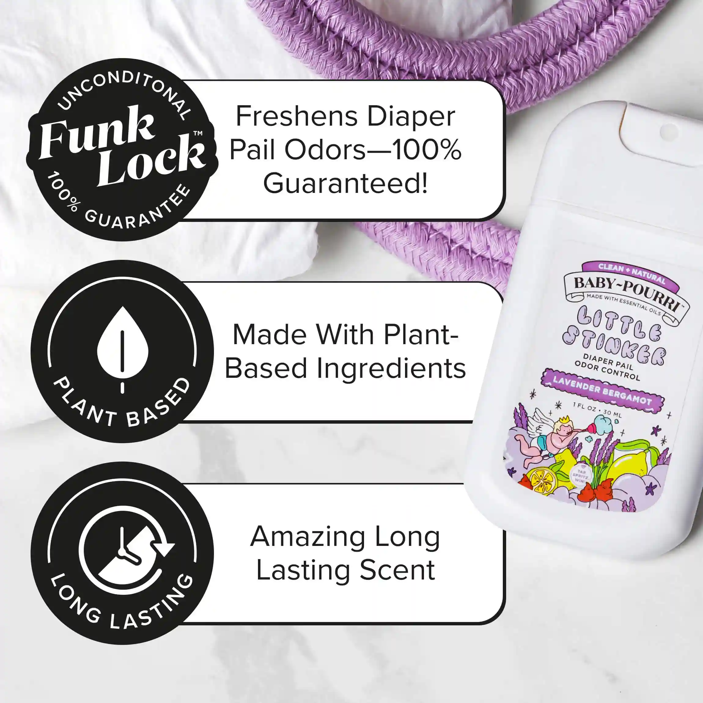Little Stinker - Baby-Pourri Diaper Pail Freshener - Image 4