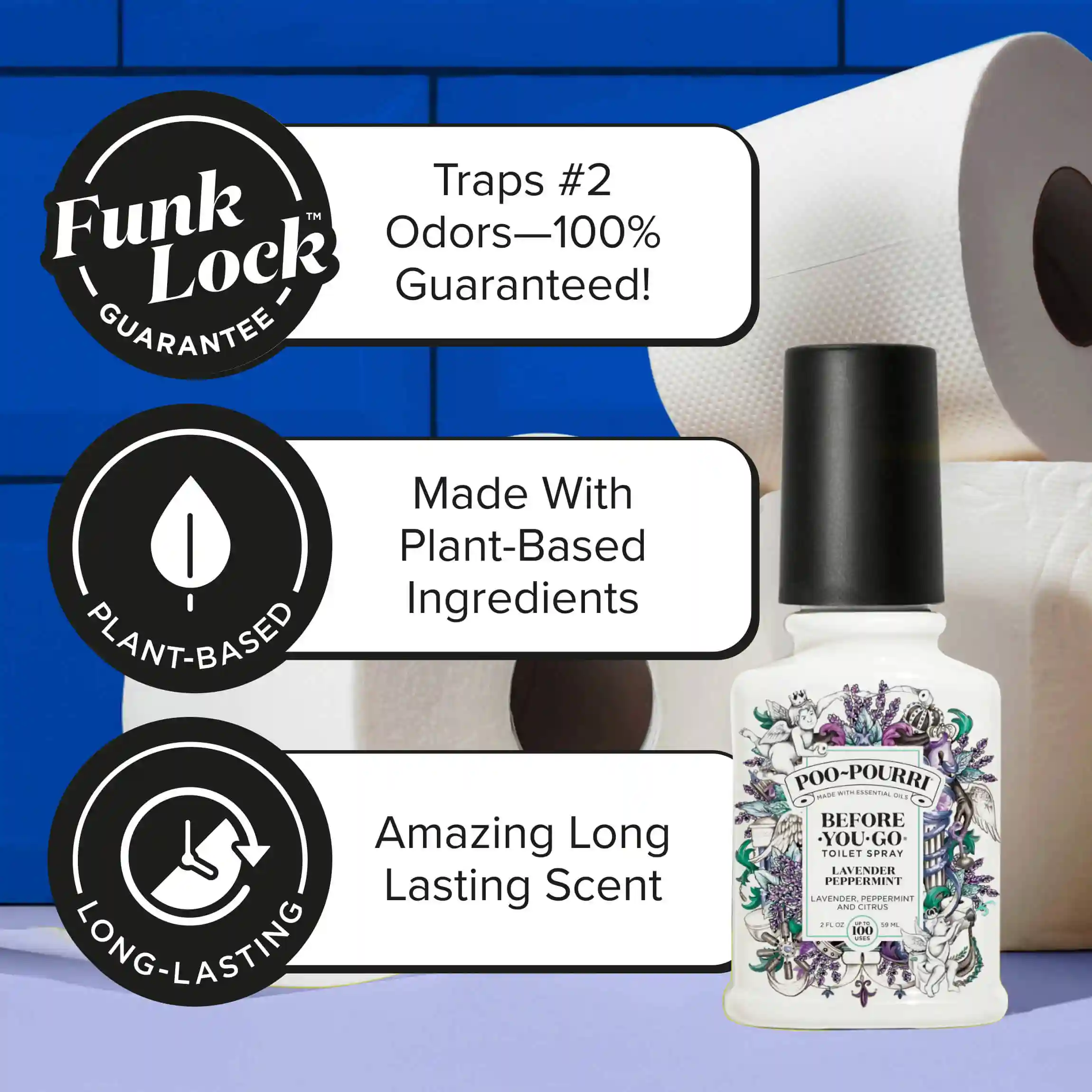 Lavender Peppermint - Poo~Pourri Toilet Spray - Image 3