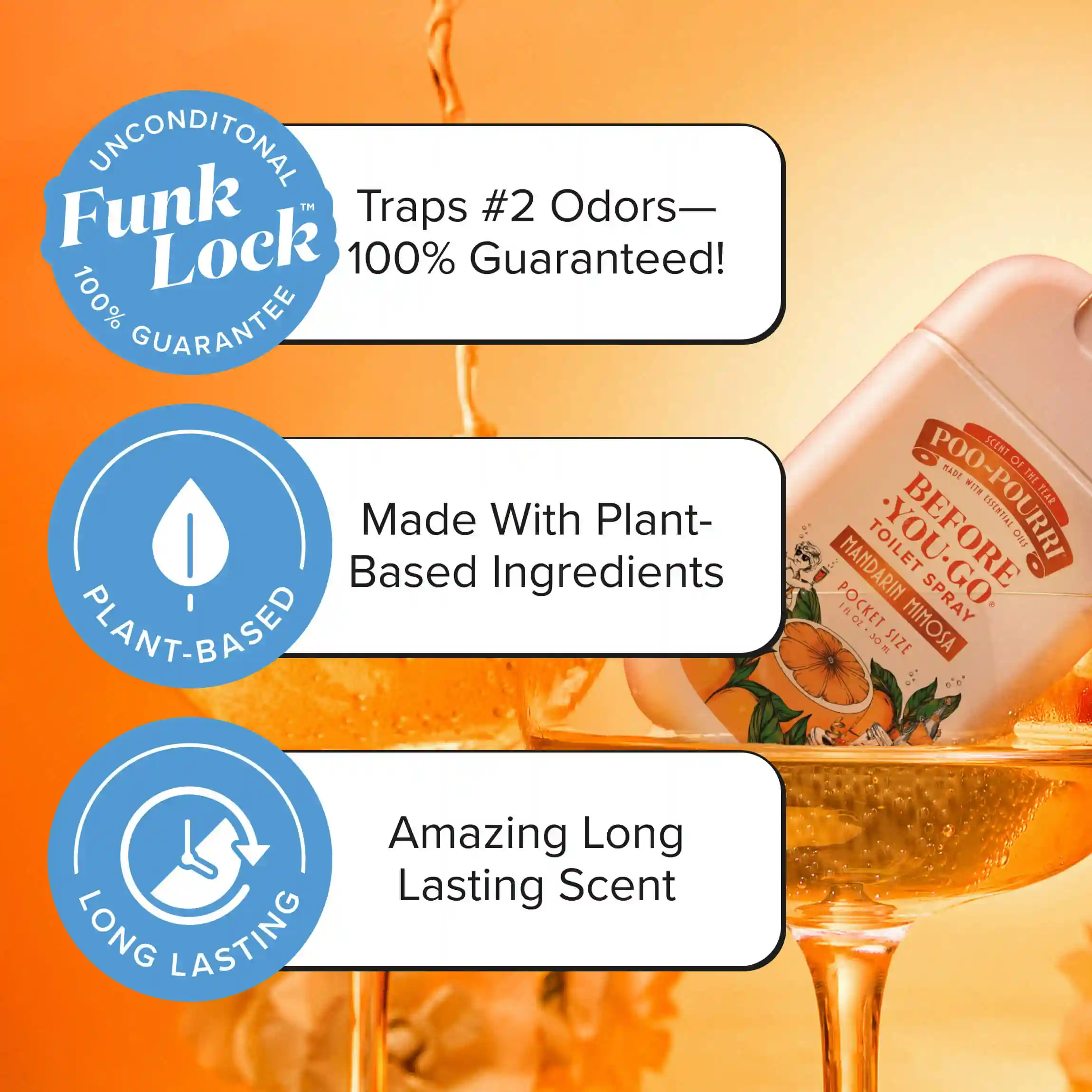 Mandarin Mimosa Pocket Sprayer - Poo~Pourri Toilet Spray - Image 3
