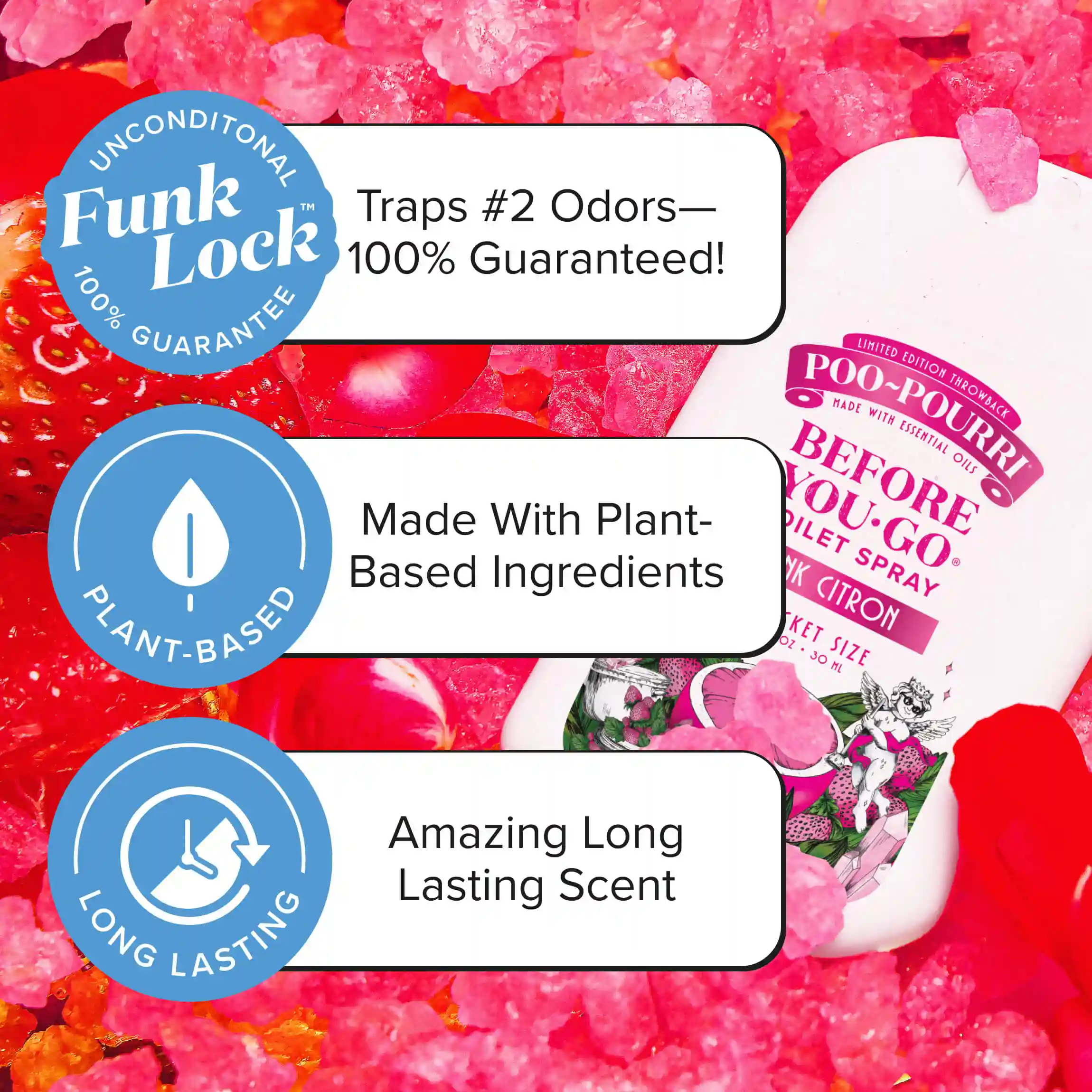 Pink Citron Pocket Sprayer - Poo~Pourri Toilet Spray - Image 3