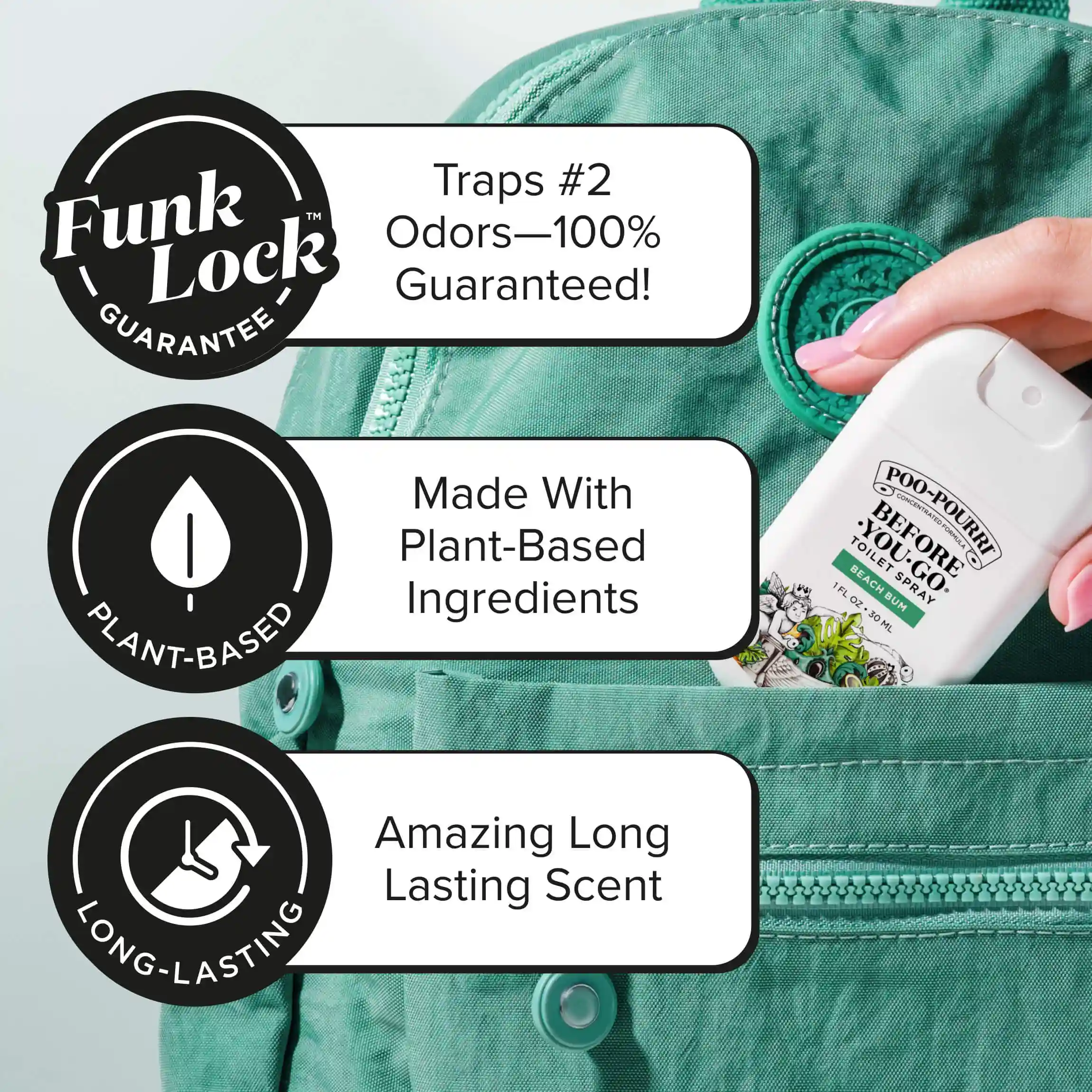 Beach Bum Pocket Sprayer - Poo~Pourri Toilet Spray - Image 3