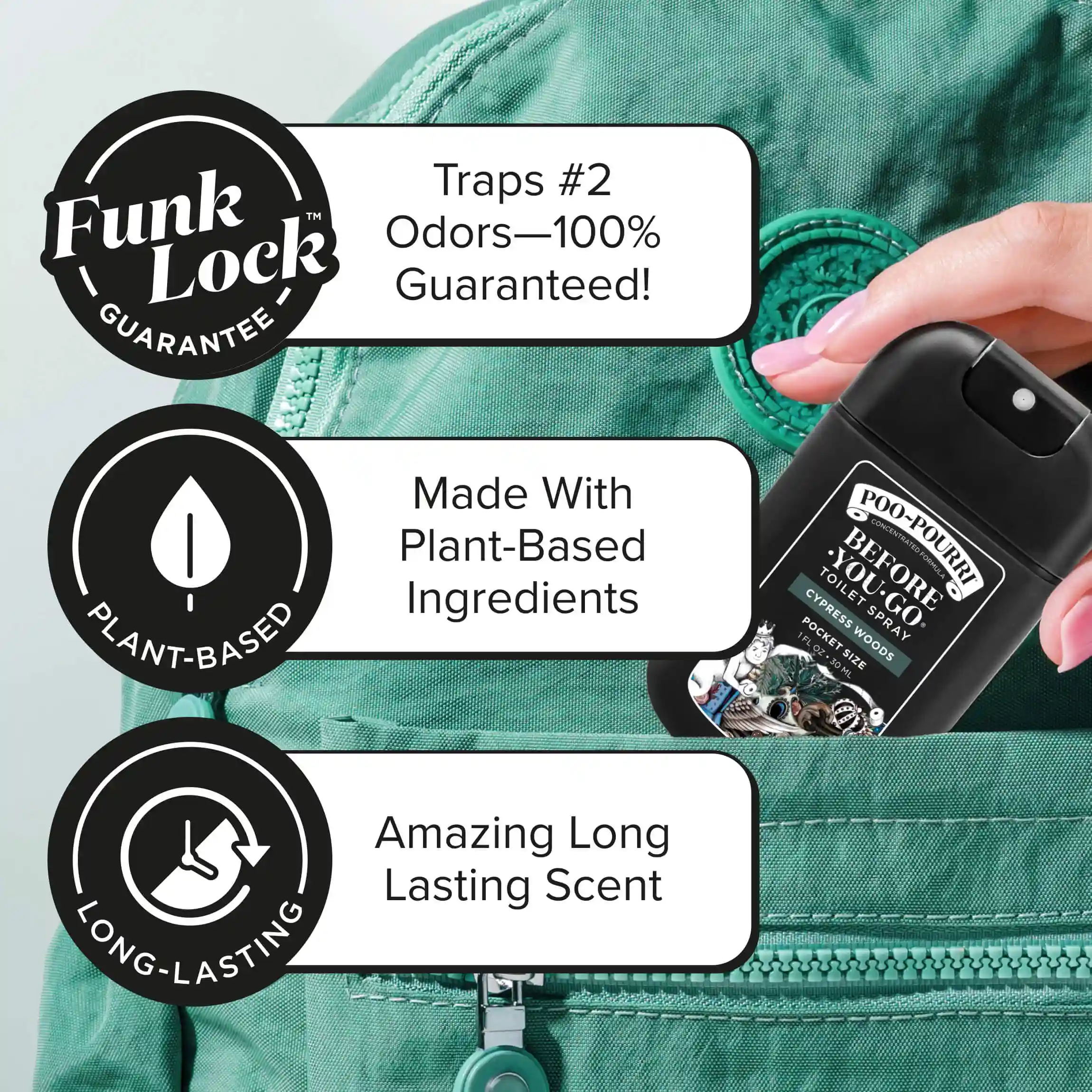 Cypress Woods Pocket Sprayer - Poo~Pourri Toilet Spray - Image 3