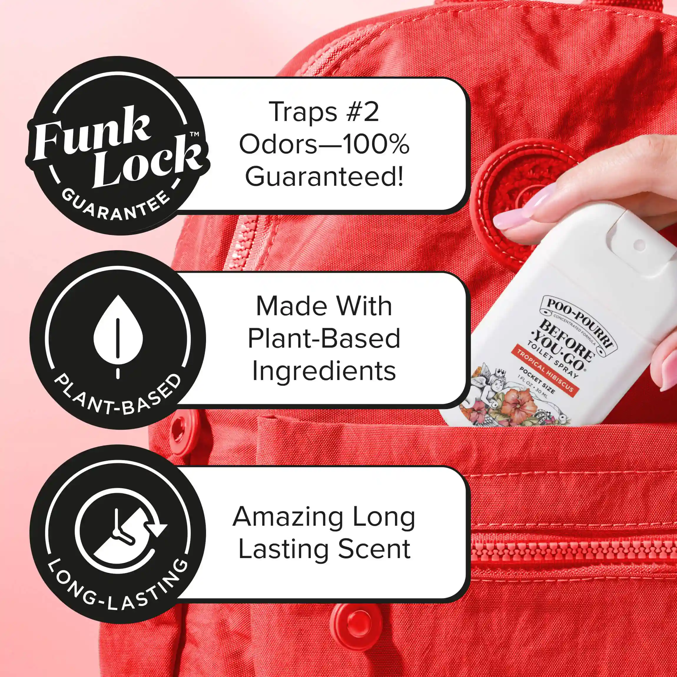 Tropical Hibiscus Pocket Sprayer - Poo~Pourri Toilet Spray - Image 3