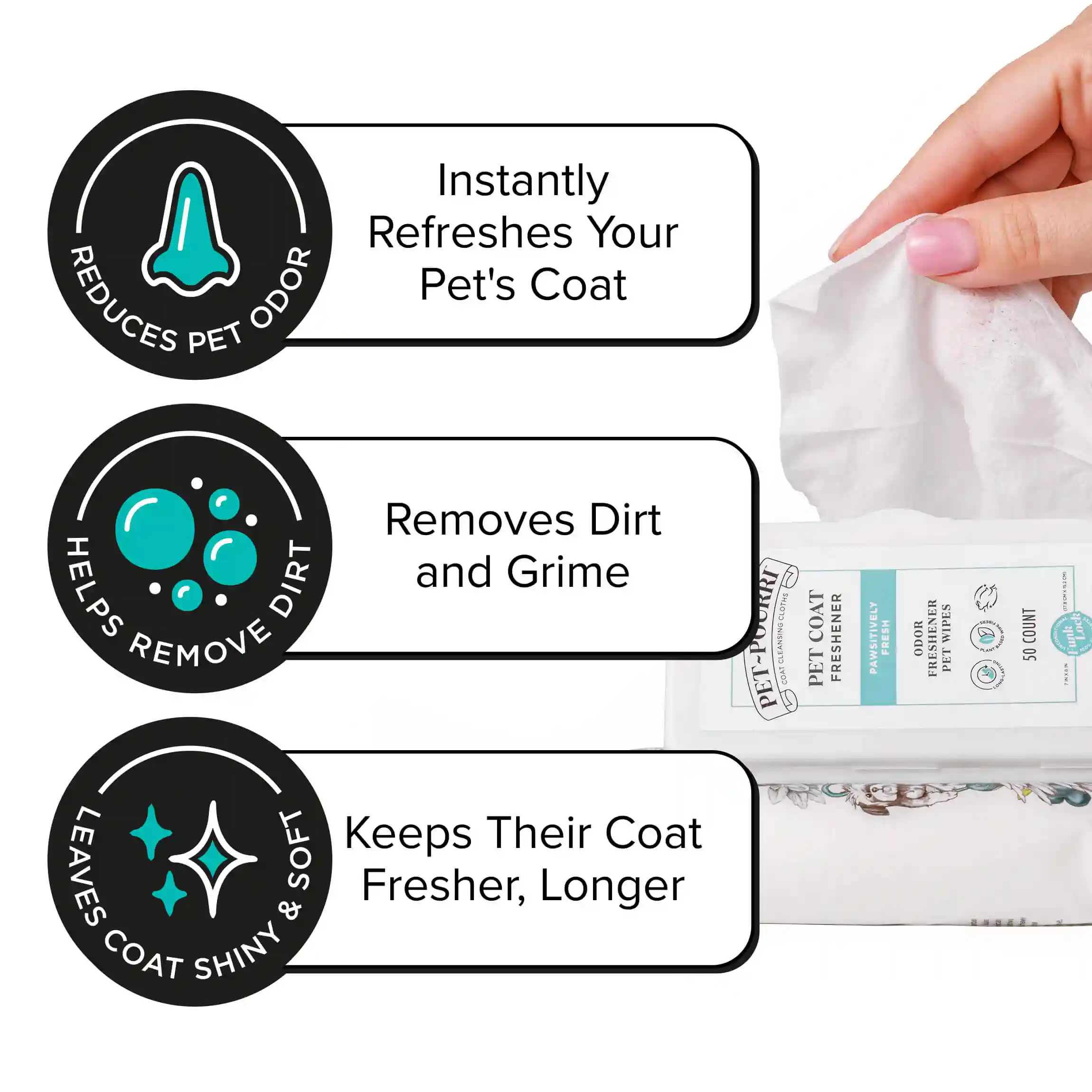Pawsitively Fresh Wipes - Pet~Pourri - Image 4