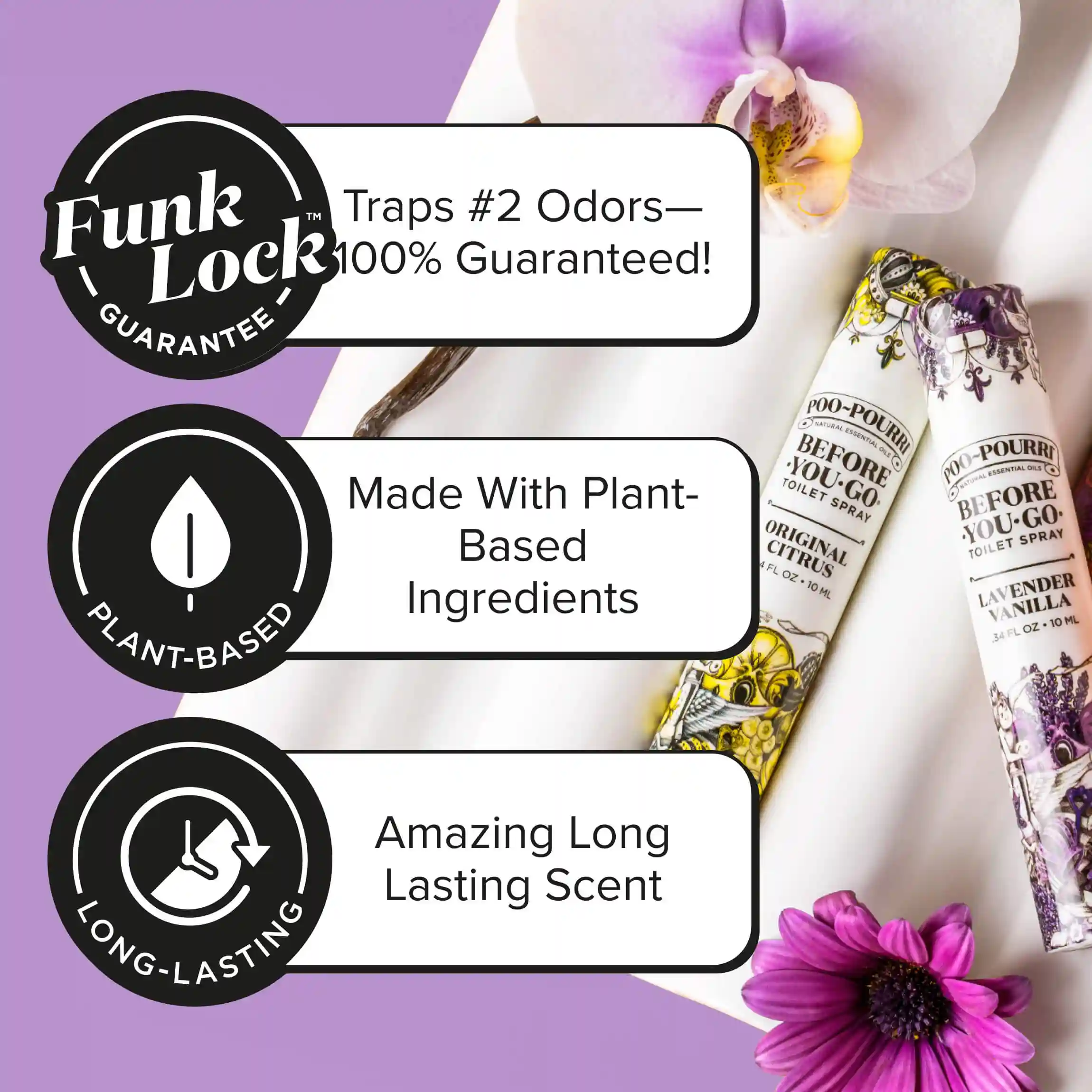 Lavender Vanilla 10ml - Poo~Pourri Toilet Spray - Image 4