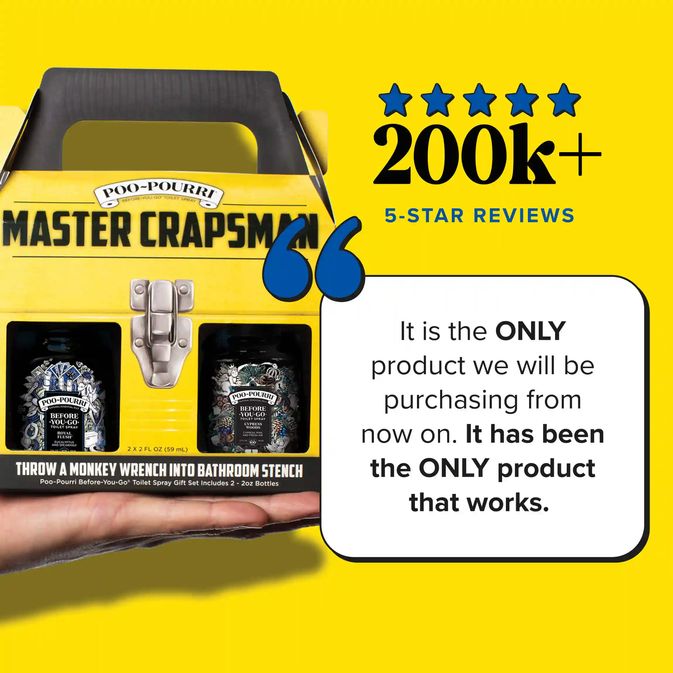 Master Crapsman Gift Set - Poo~Pourri Toilet Spray - Image 4
