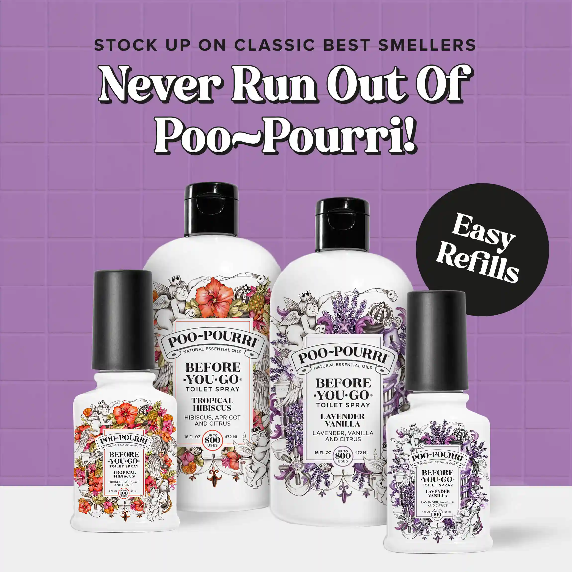 Lavender Vanilla - Poo~Pourri Toilet Spray - Image 60