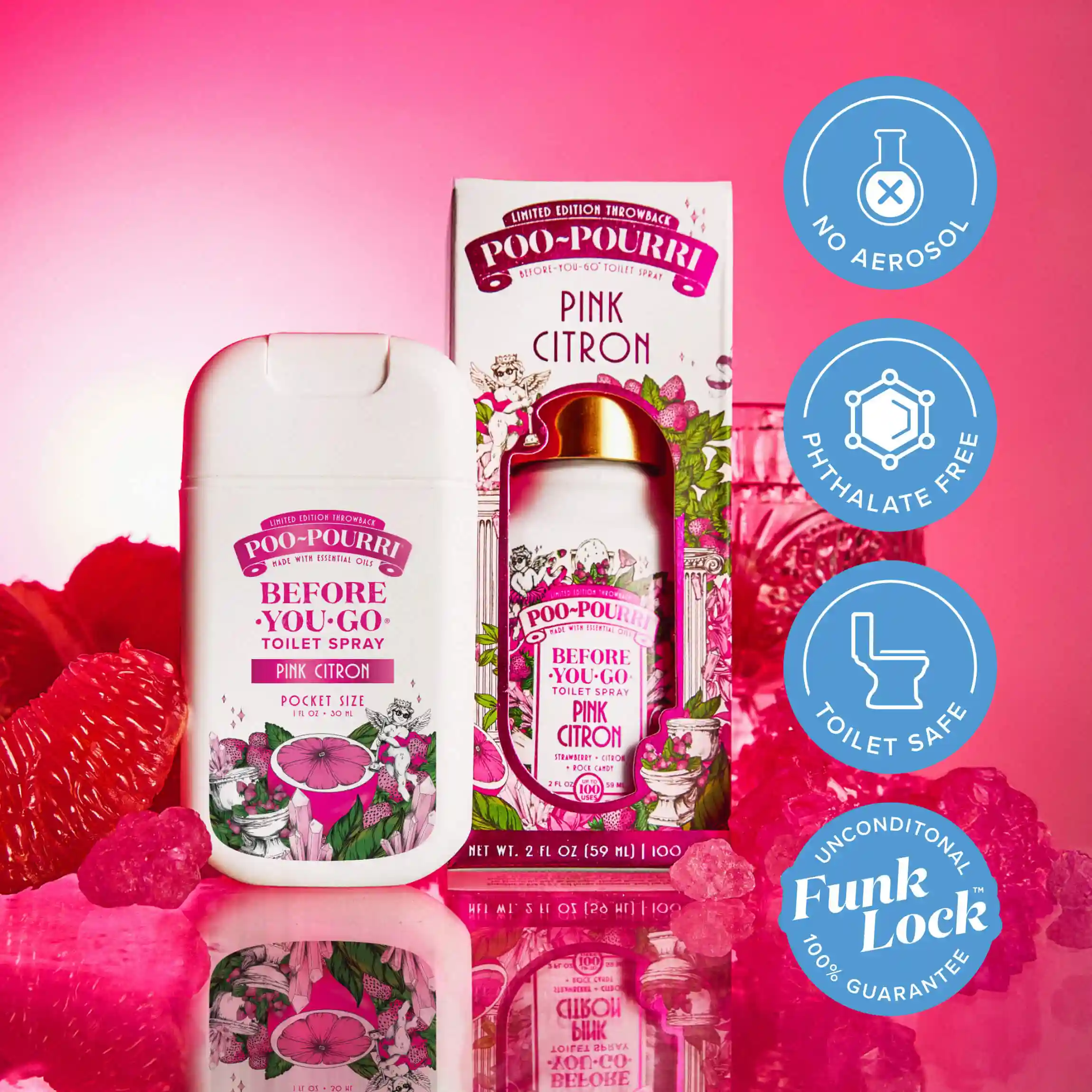 Pink Citron Pocket Sprayer - Poo~Pourri Toilet Spray - Image 7