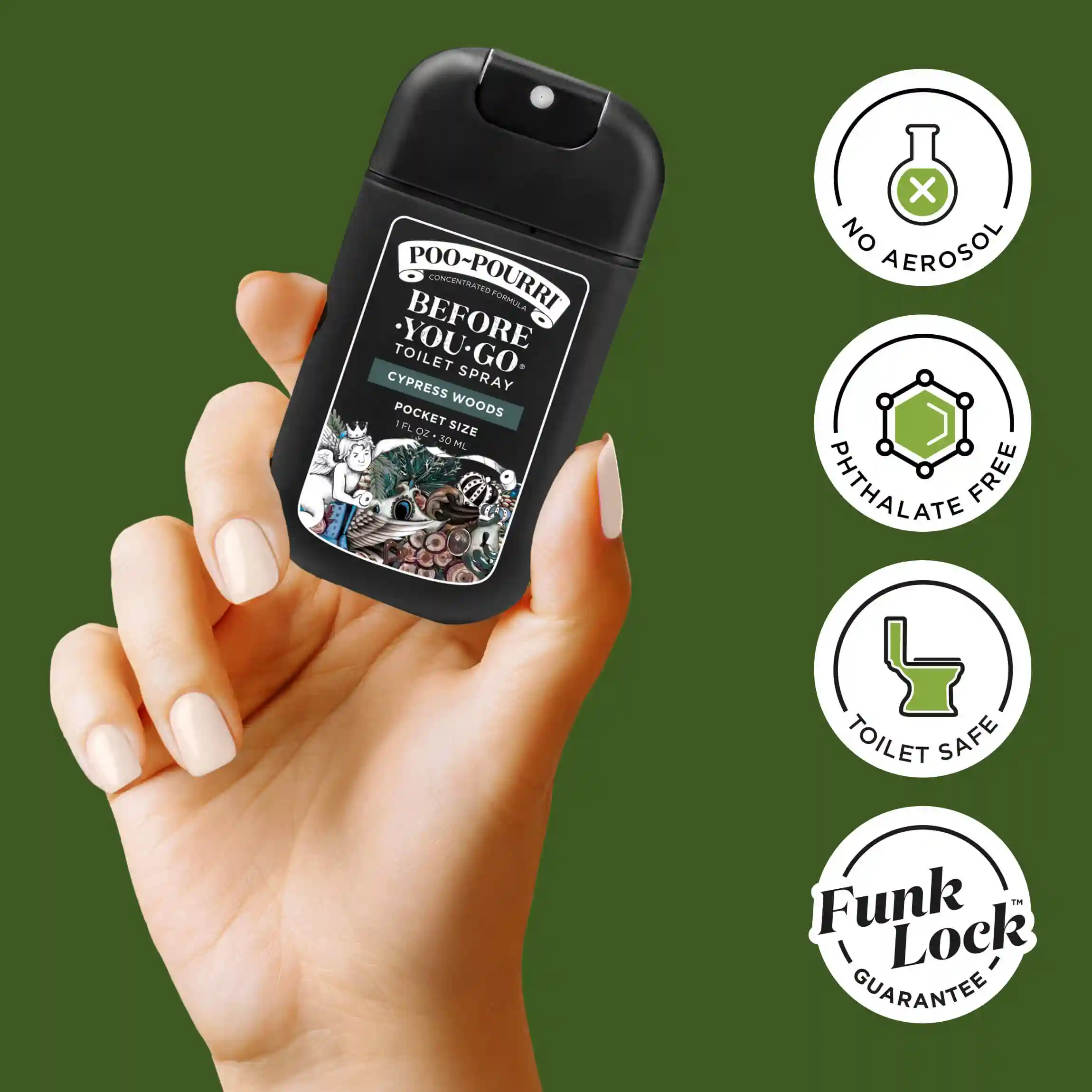 Cypress Woods Pocket Sprayer - Poo~Pourri Toilet Spray - Image 6