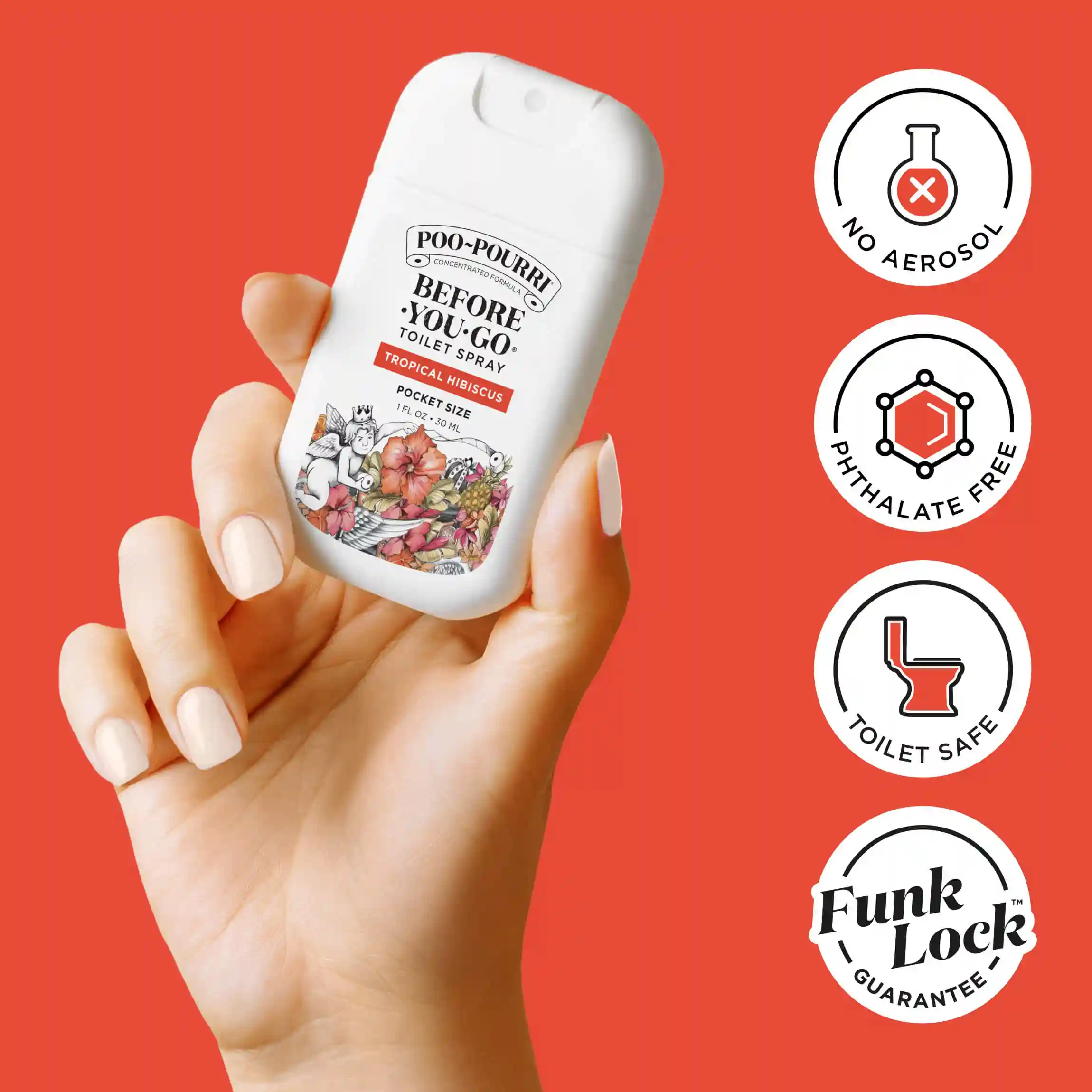 Tropical Hibiscus Pocket Sprayer - Poo~Pourri Toilet Spray - Image 6