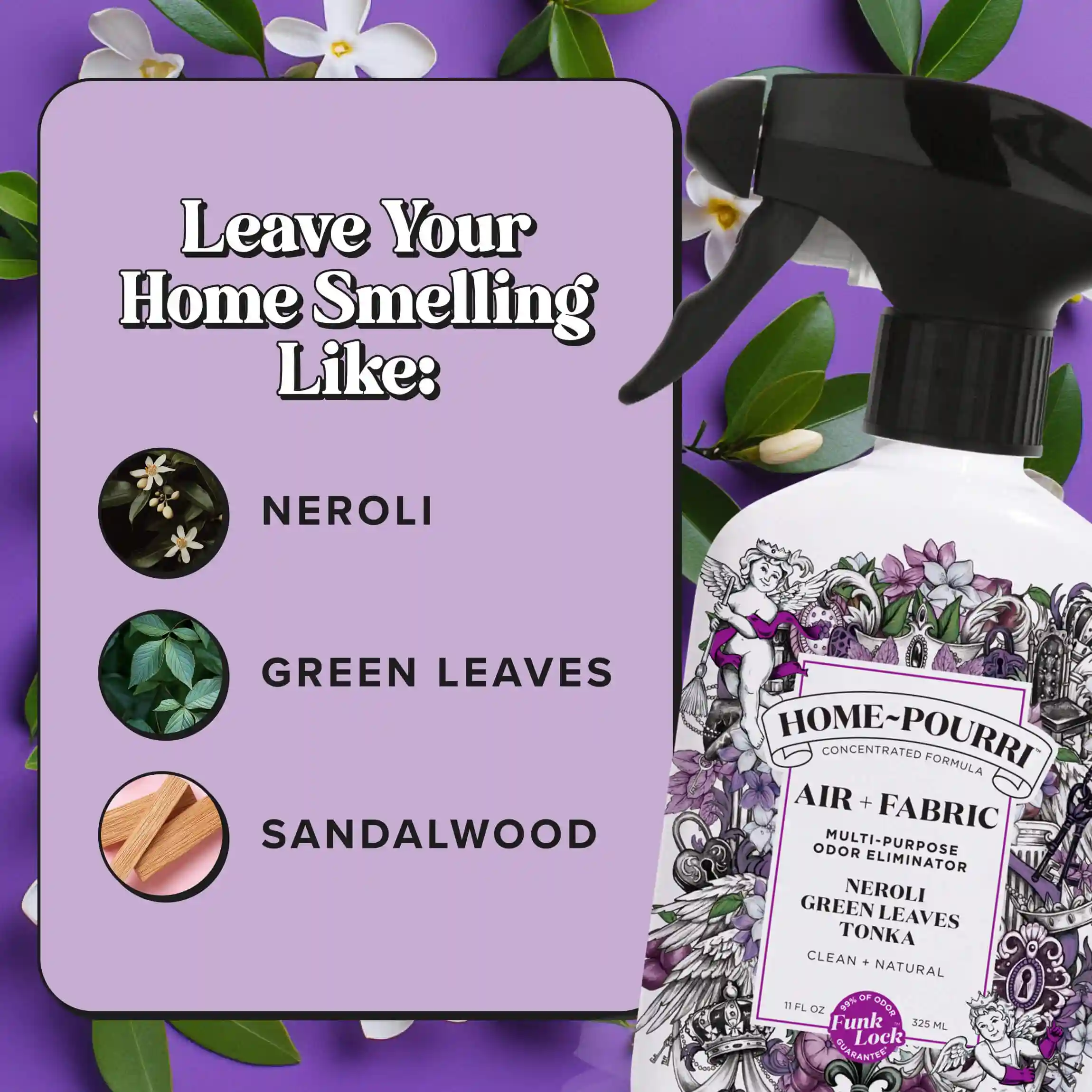 Neroli Green Leaves Tonka - Home~Pourri Room Spray - Image 8
