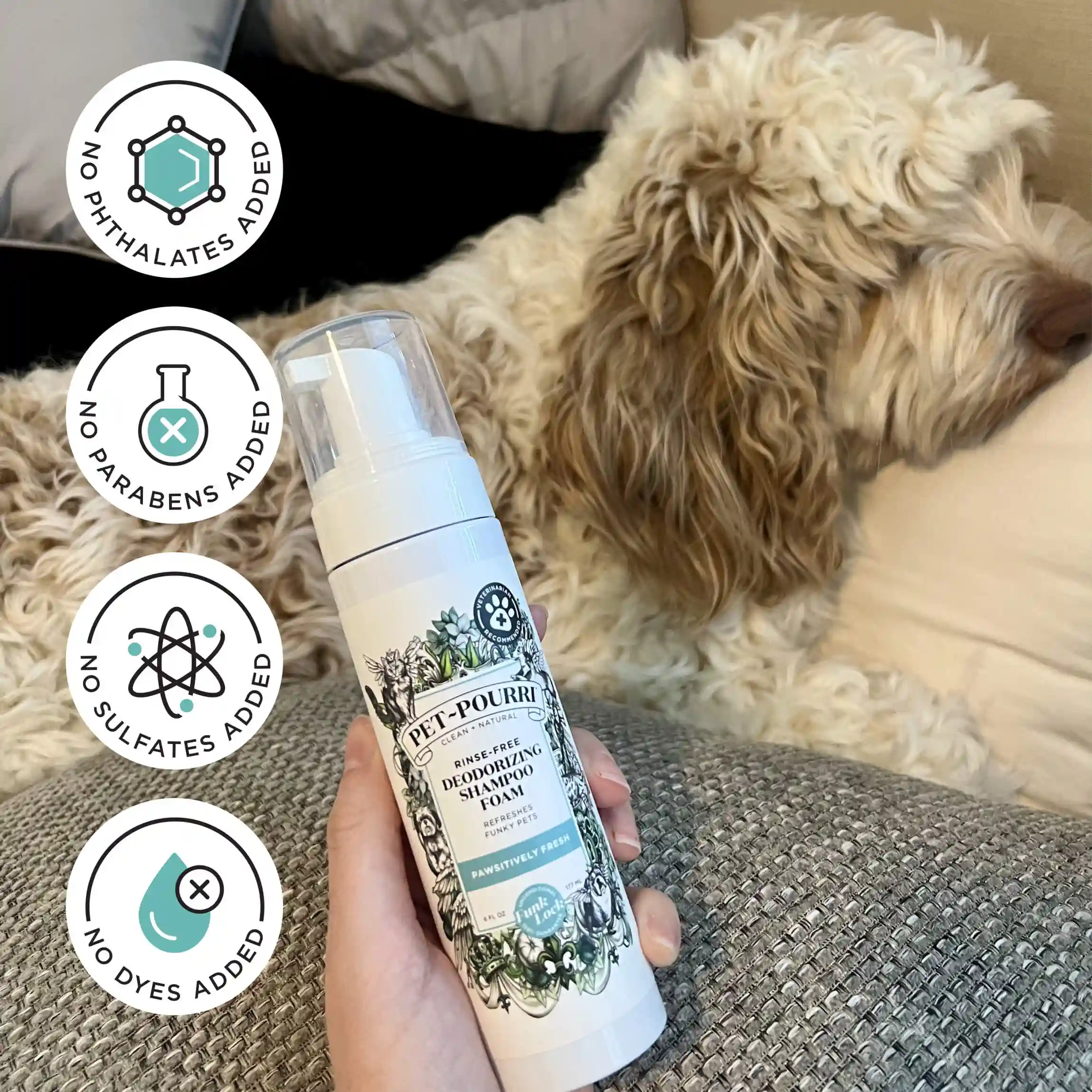 Rinse-Free Deodorizing Shampoo - Image 8