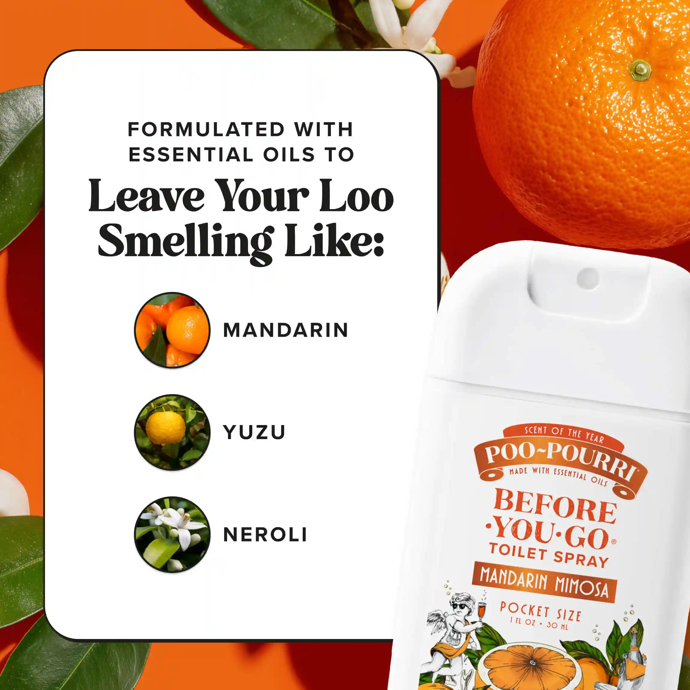 Mandarin Mimosa Pocket Sprayer - Poo~Pourri Toilet Spray - Image 8