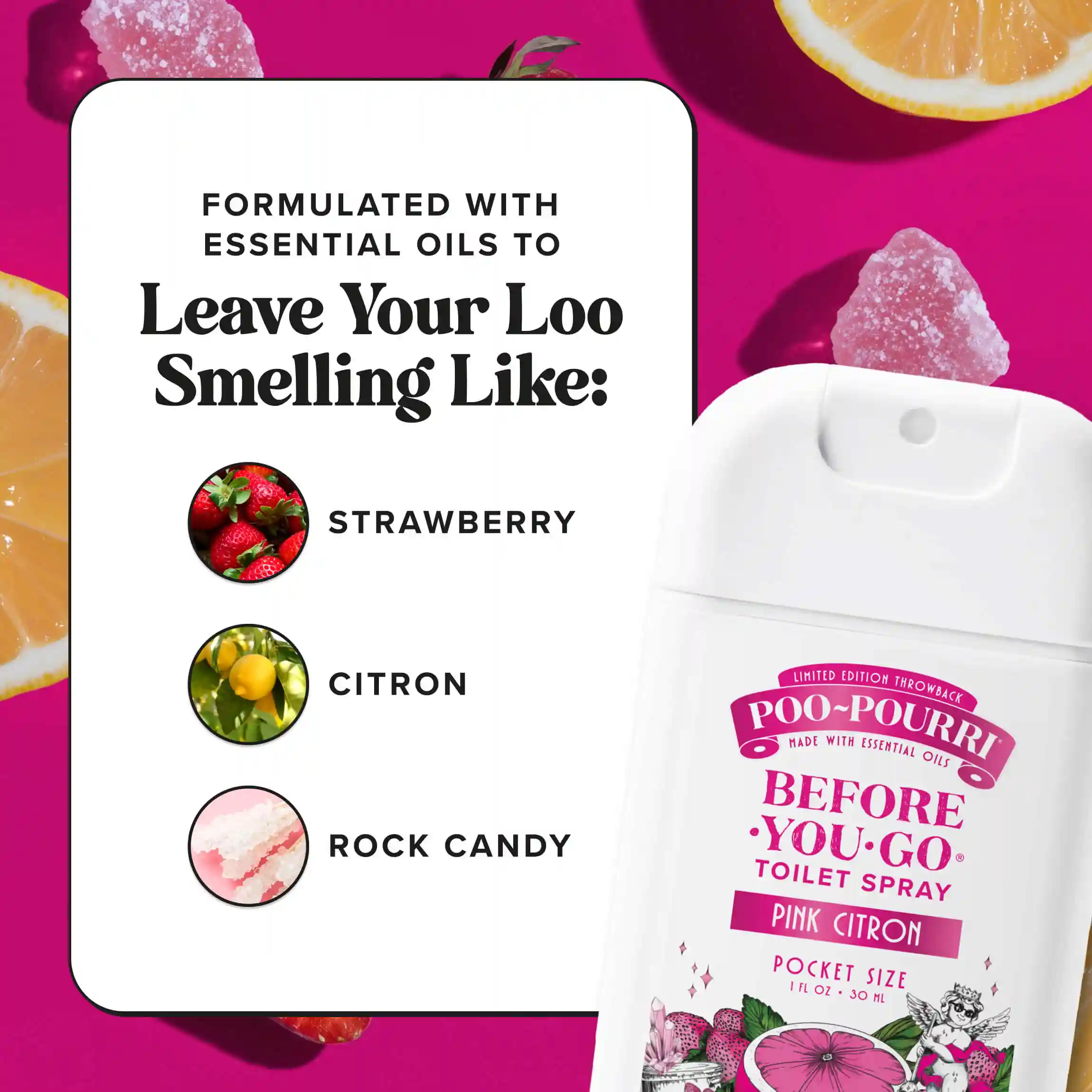 Pink Citron Pocket Sprayer - Poo~Pourri Toilet Spray - Image 8