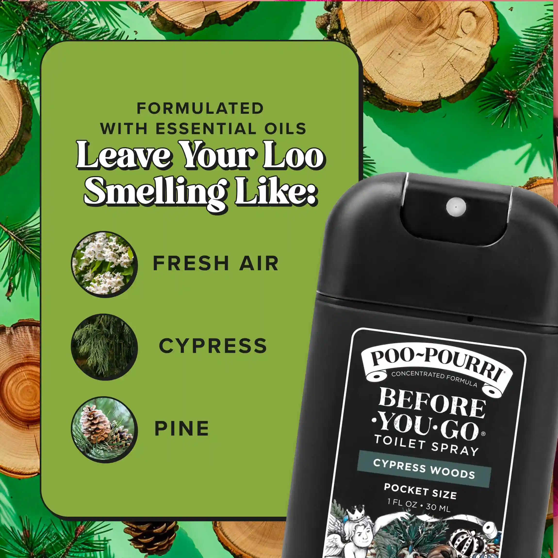 Cypress Woods Pocket Sprayer - Poo~Pourri Toilet Spray - Image 7