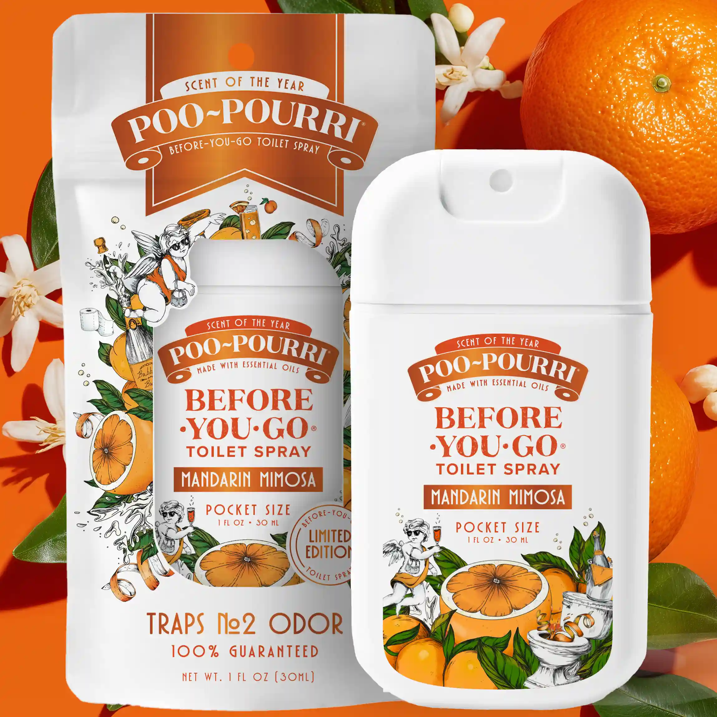 Alternative view of Mandarin Mimosa Pocket Sprayer - Poo~Pourri Toilet Spray