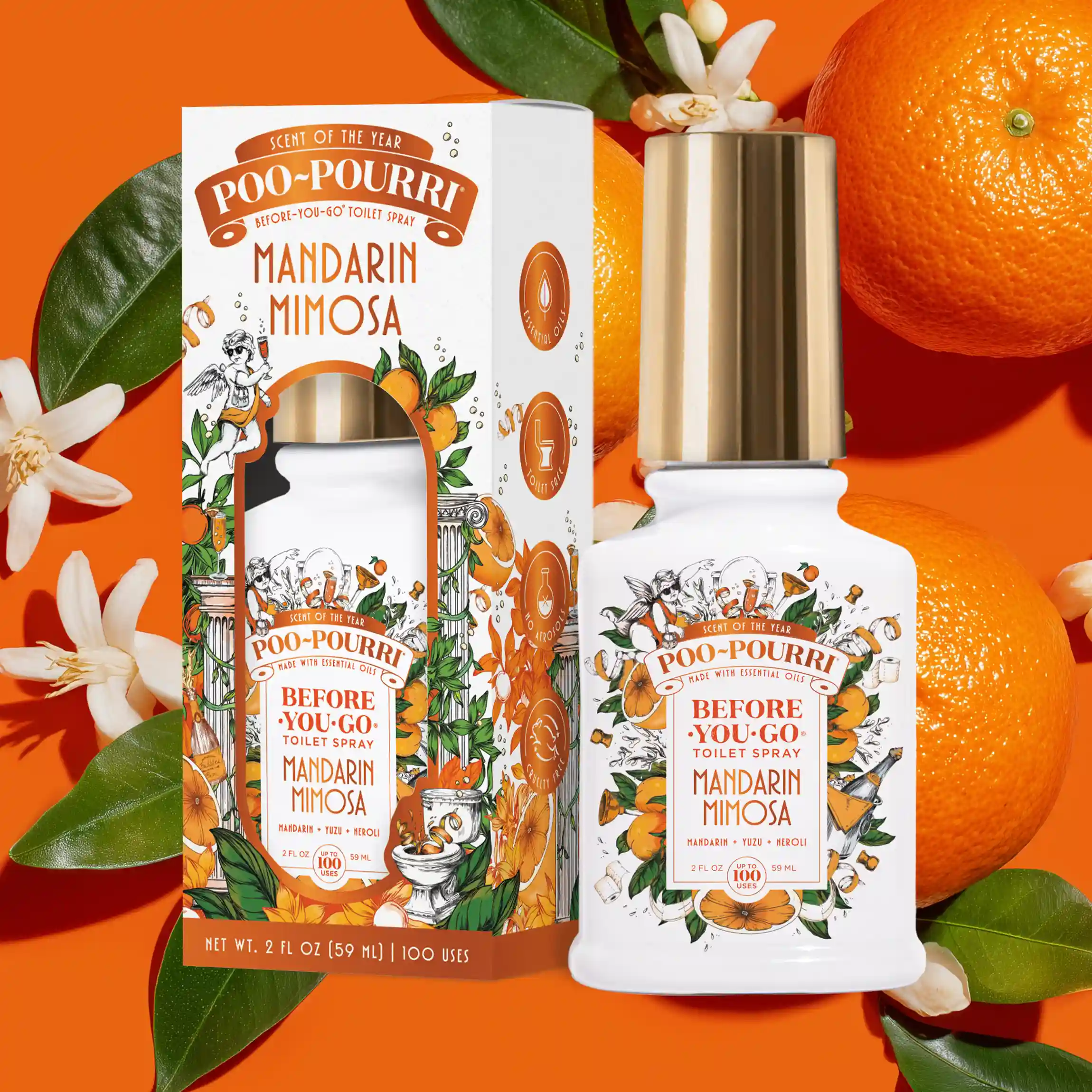 Alternative view of Mandarin Mimosa - Poo~Pourri Toilet Sprays
