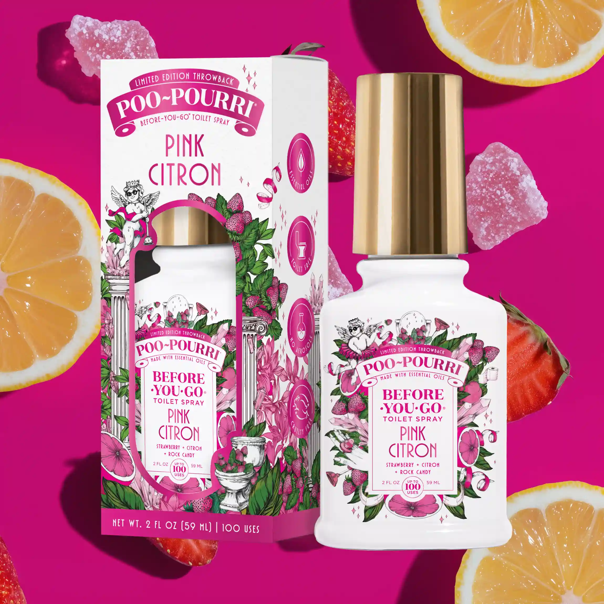 Alternative view of Pink Citron - Poo~Pourri Toilet Sprays