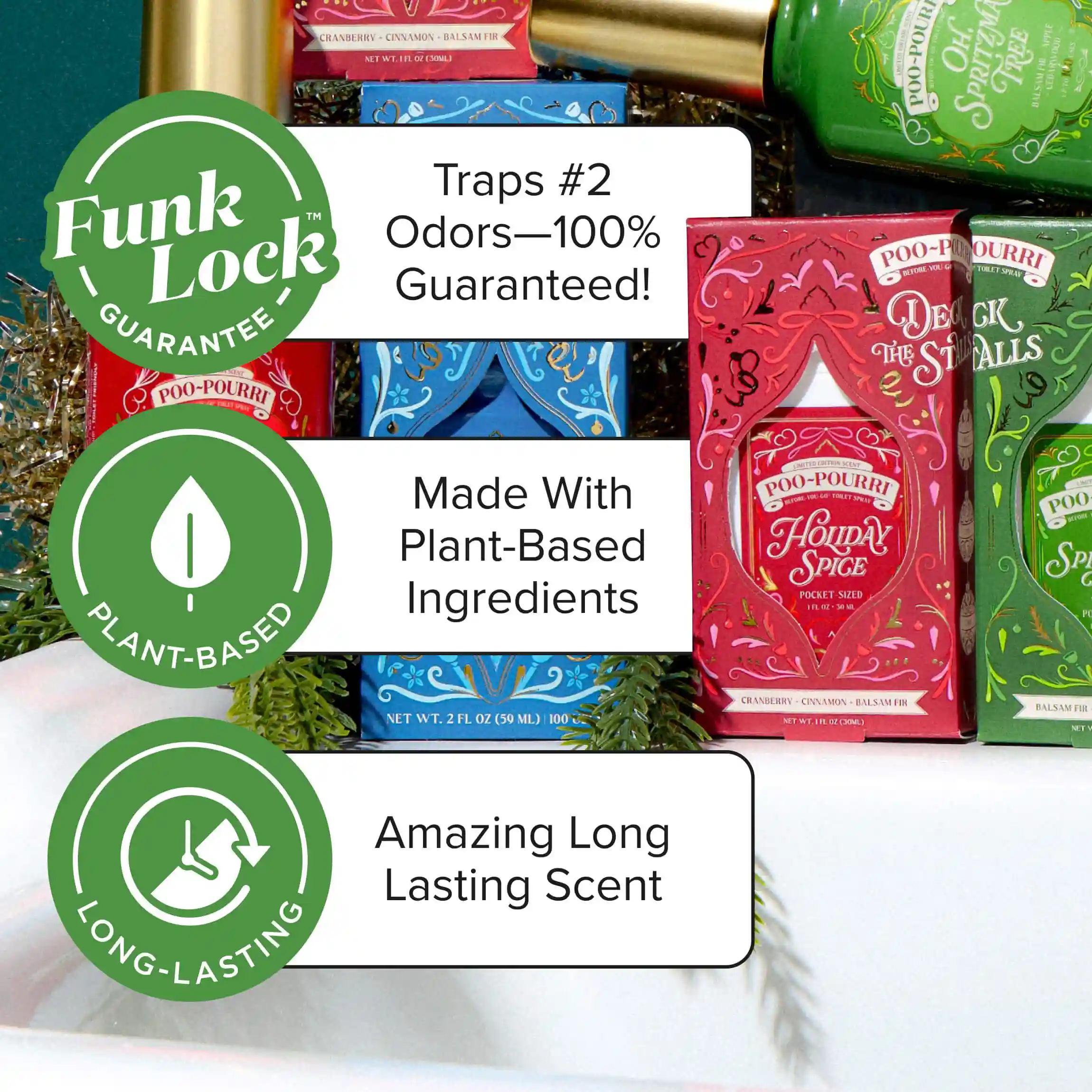 Deck the Stalls Tear & Share - Poo~Pourri Toilet Sprays - Image 3