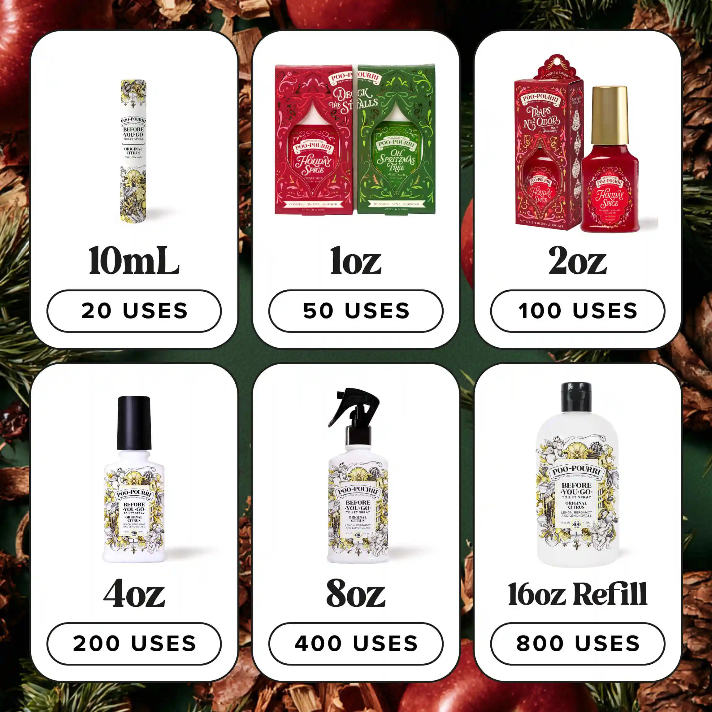 Deck the Stalls Tear & Share - Poo~Pourri Toilet Sprays - Image 12