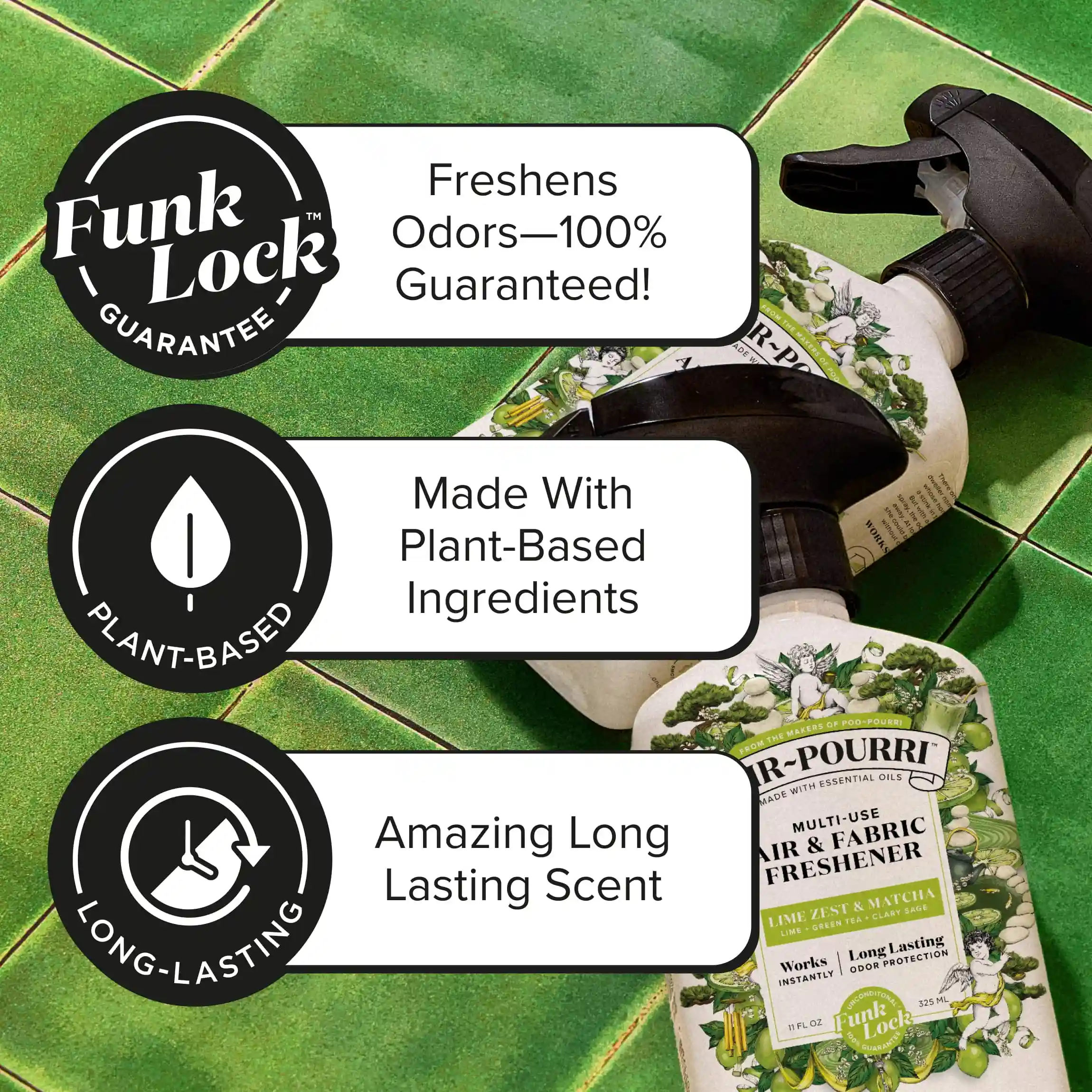 Lime Zest & Matcha - Air~Spray Air Freshener for Trash Can - Image 4