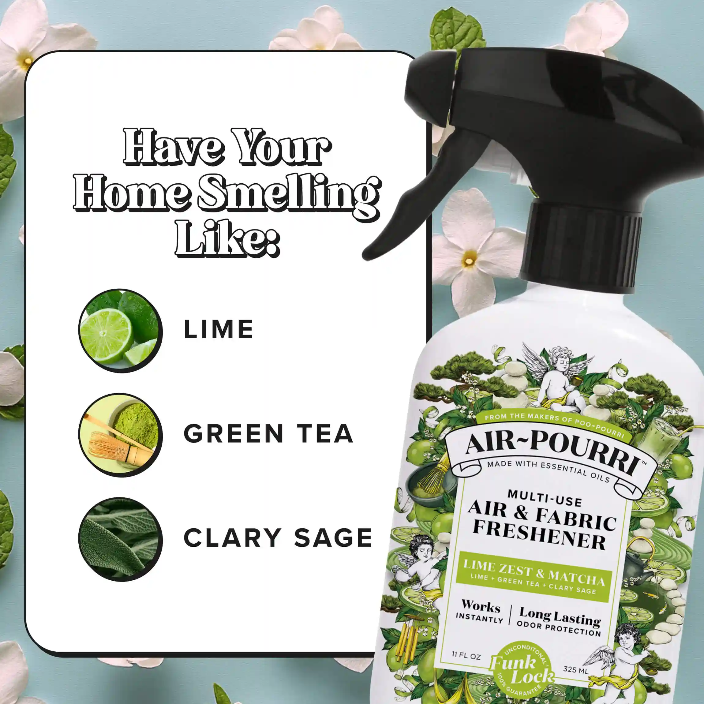 Lime Zest & Matcha - Air~Spray Air Freshener for Trash Can - Image 8
