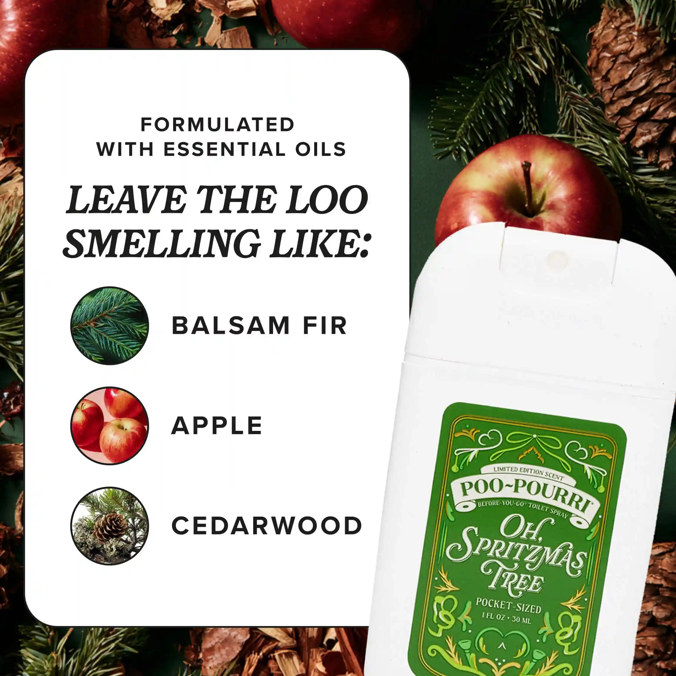 Oh, Spritzmas Tree Pocket Sprayer - Poo~Pourri Toilet Spray - Image 8