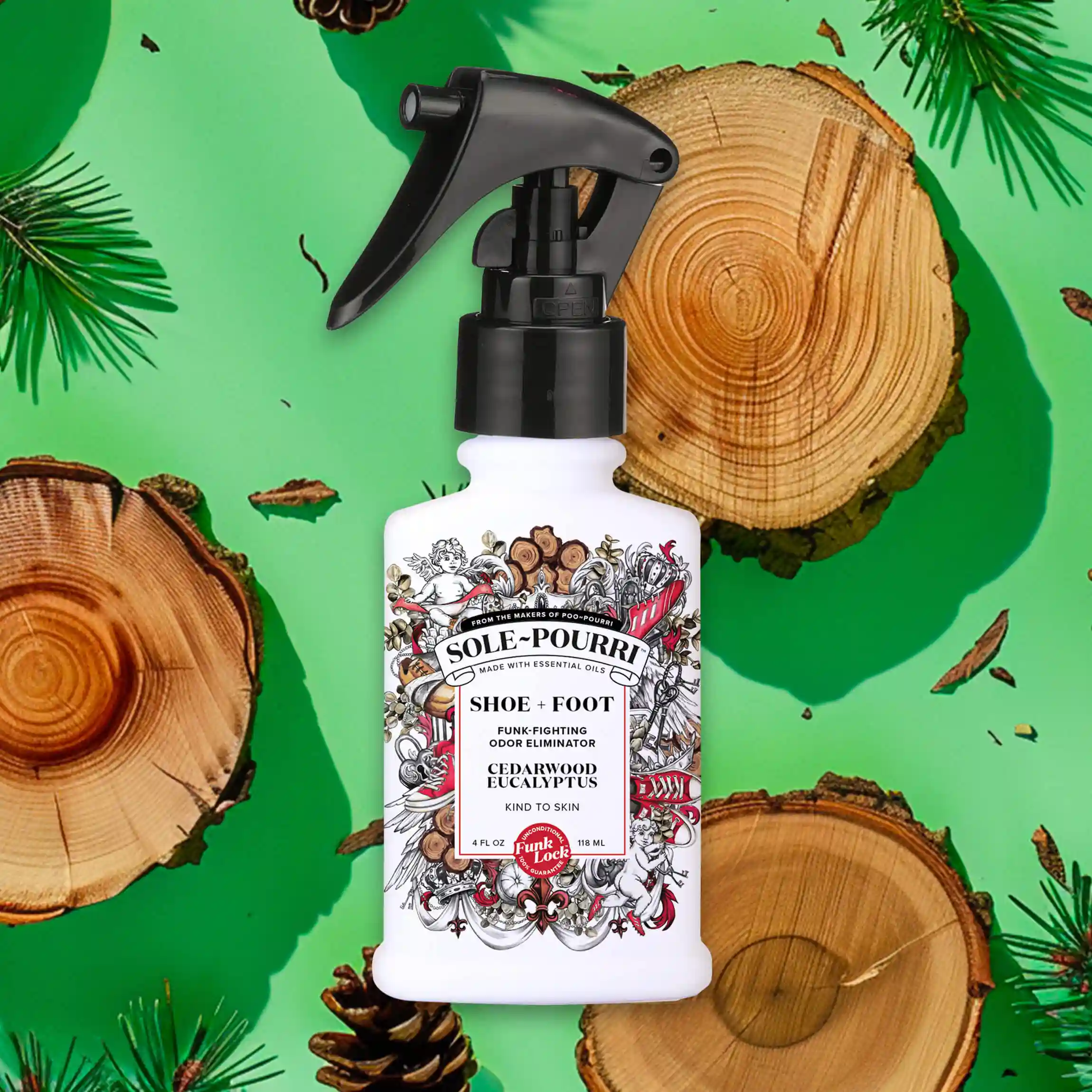 Alternative view of Cedarwood Eucalyptus - Sole~Pourri Shoe Deodorizer