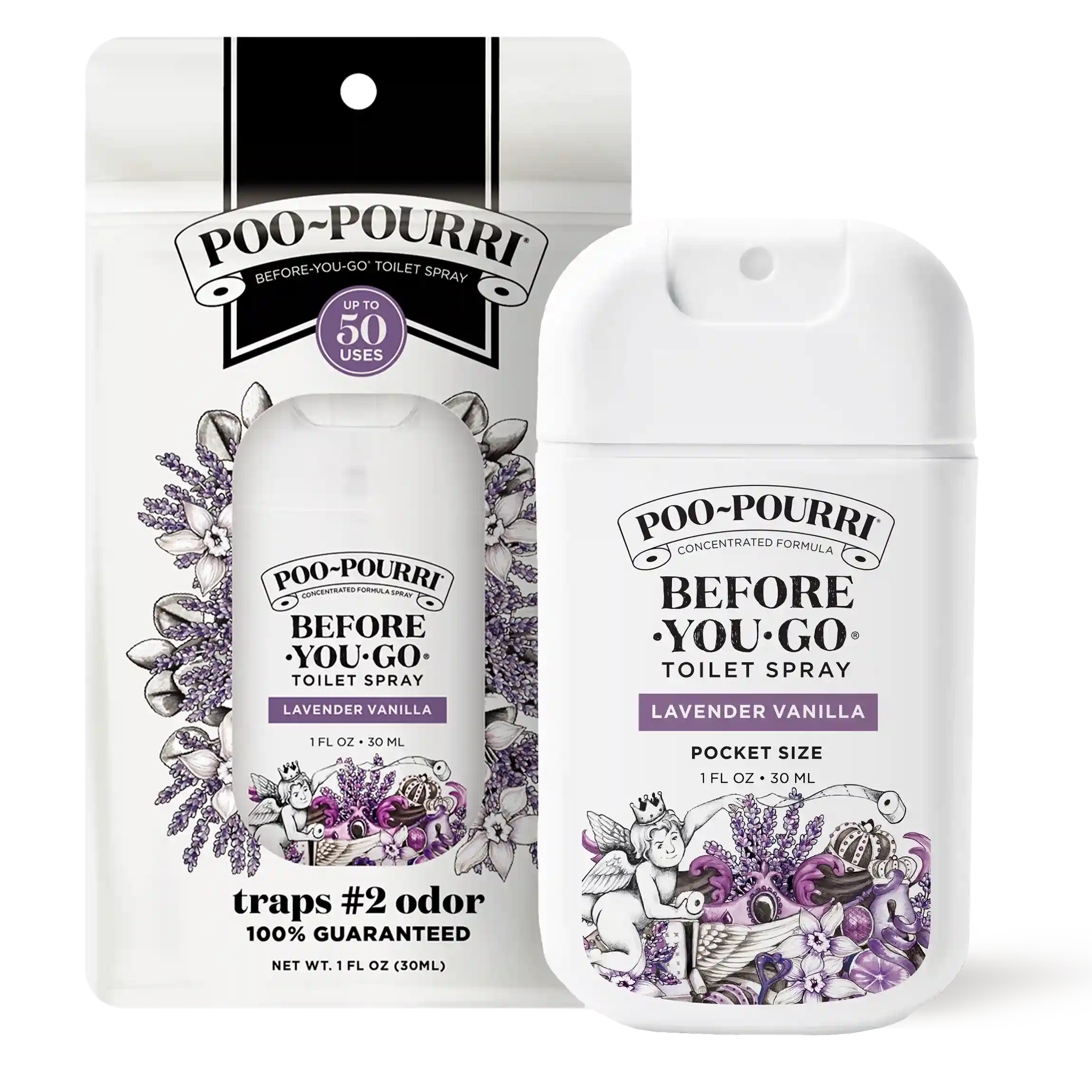 Lavender Vanilla Pocket Sprayer - Poo~Pourri Toilet Spray